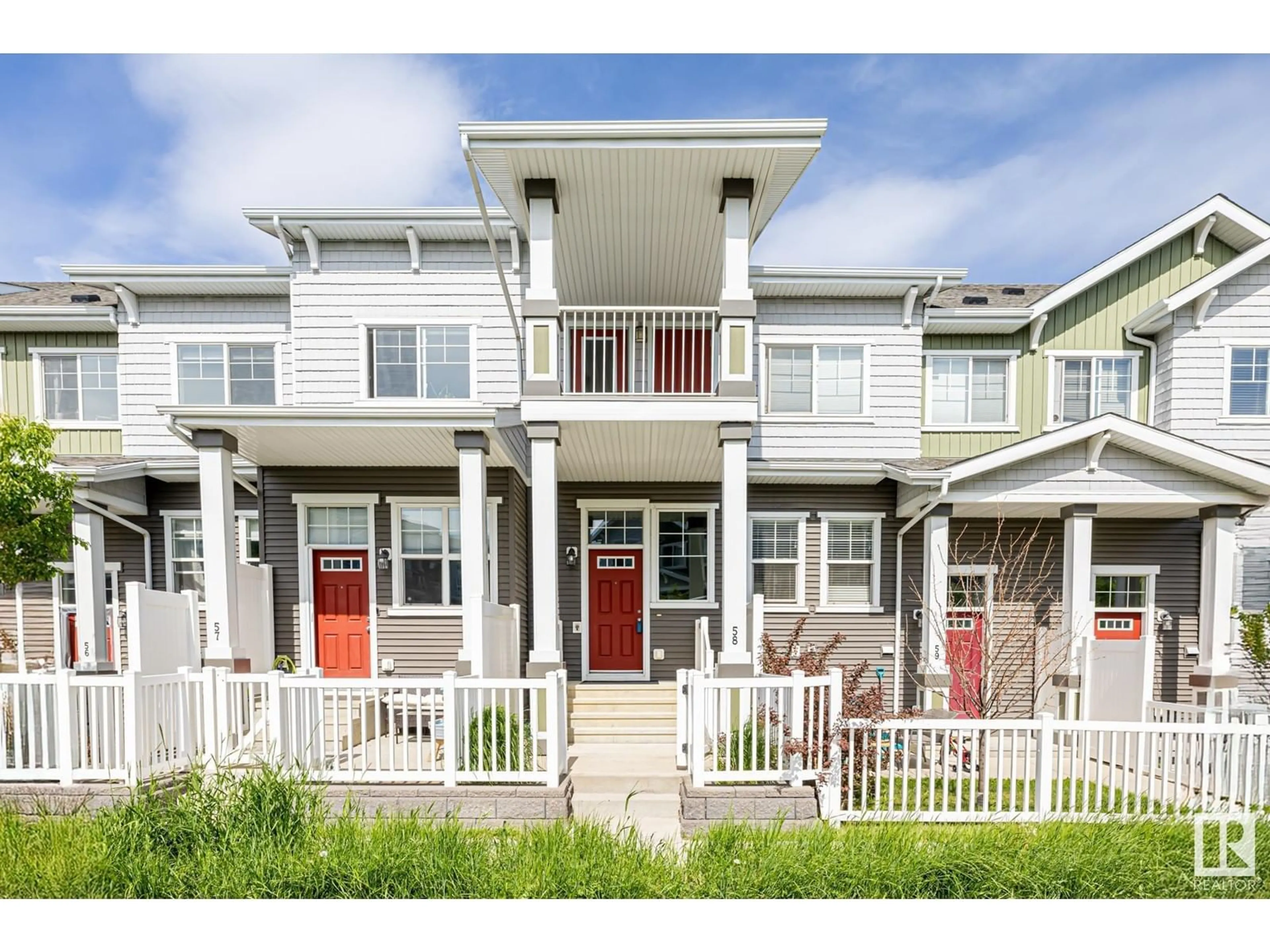 Home with vinyl exterior material, street for #58 - 7385 EDGEMONT WY, Edmonton Alberta T6M0R9