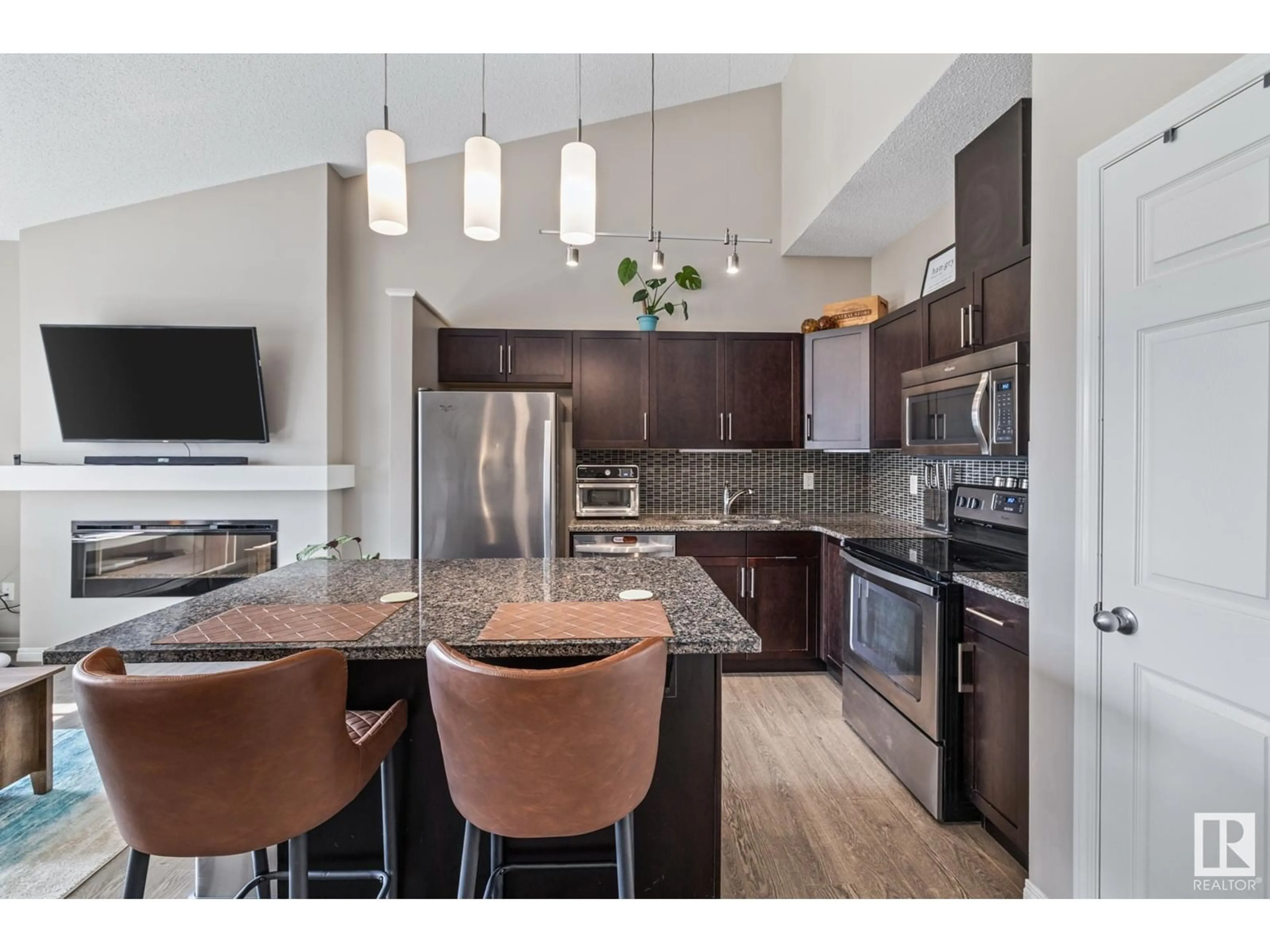 Open concept kitchen, unknown for #58 - 7385 EDGEMONT WY, Edmonton Alberta T6M0R9
