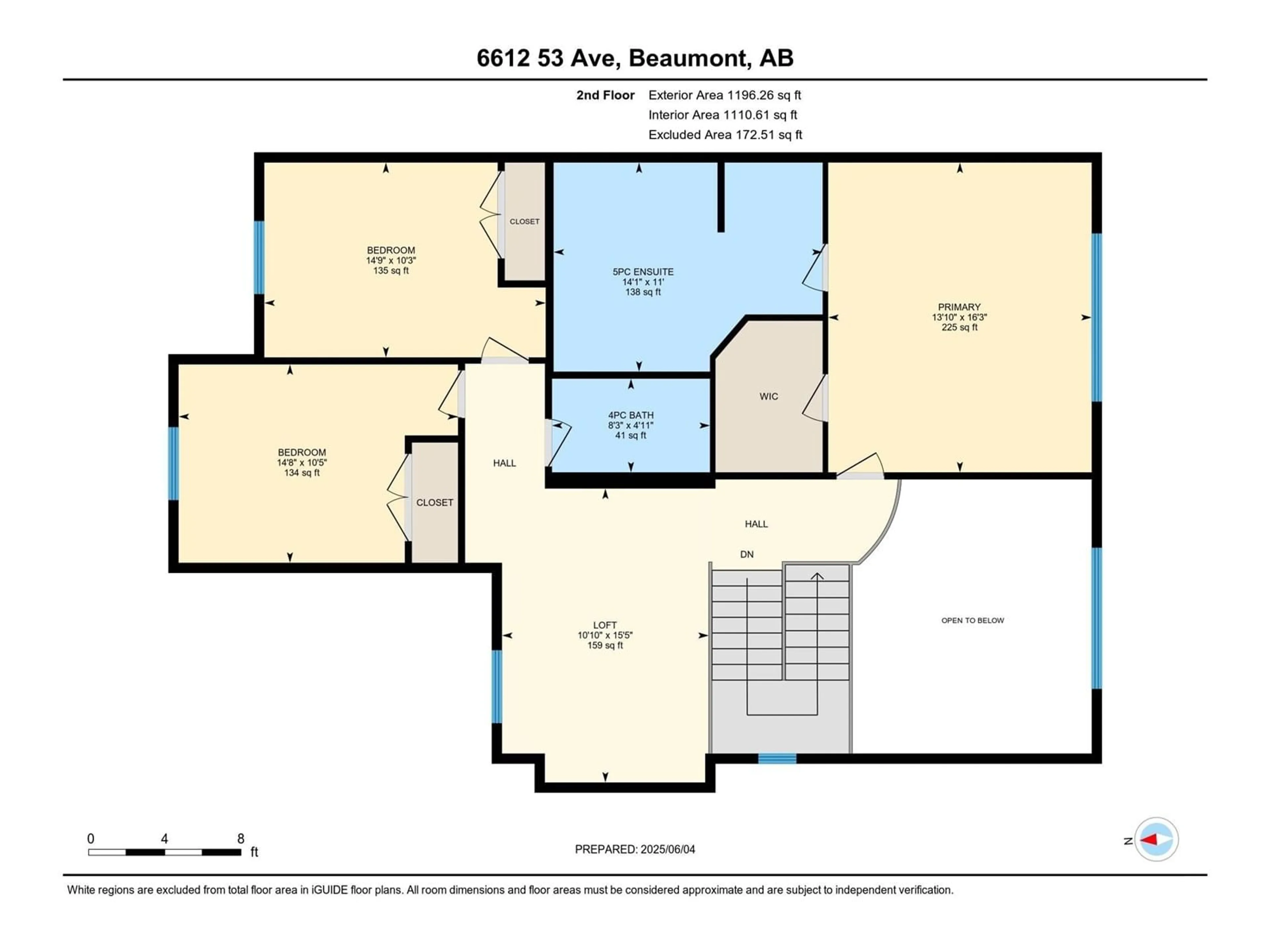 Floor plan for 6612 53 AV, Beaumont Alberta T4X2A3