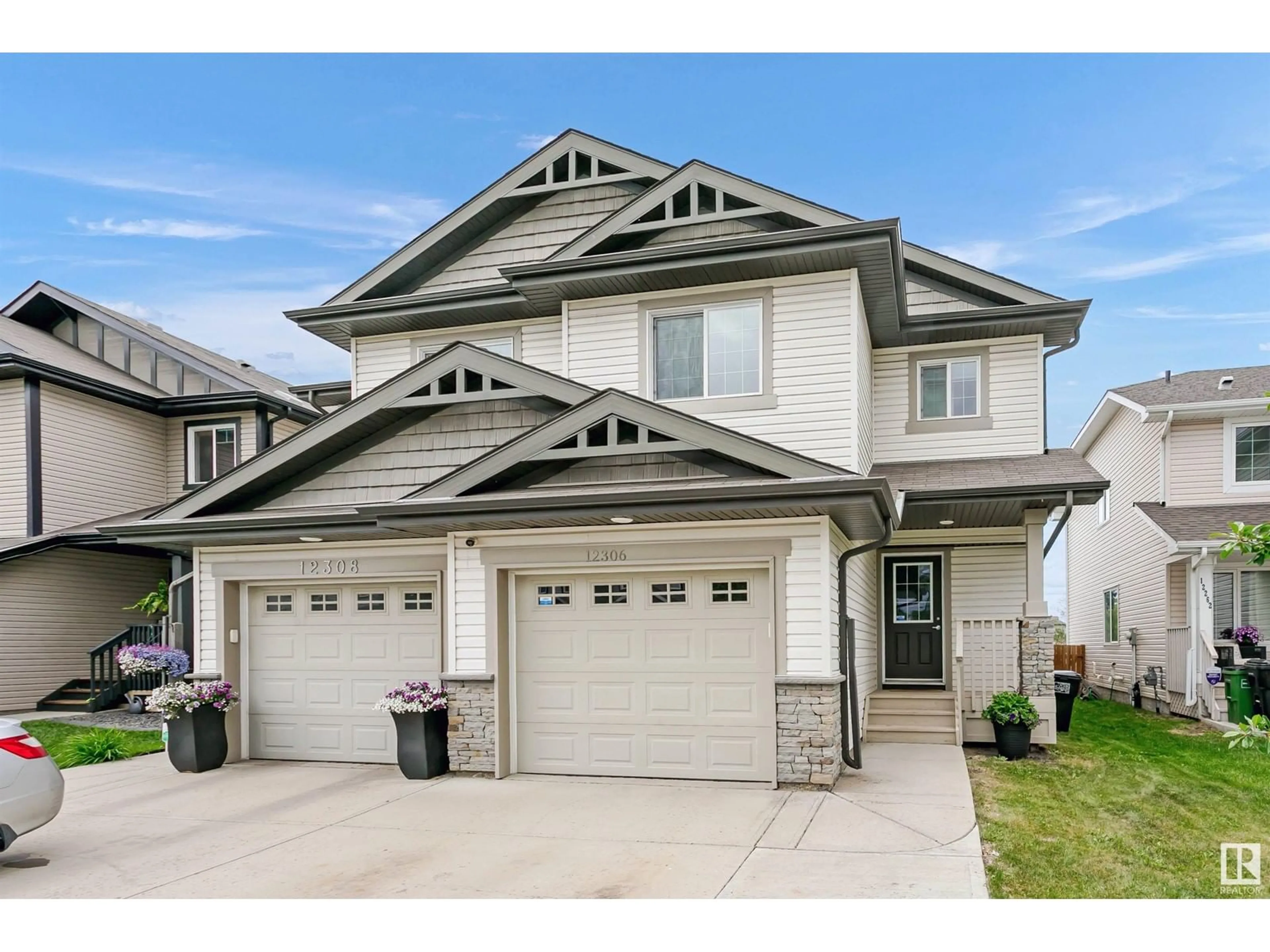 Home with vinyl exterior material, street for 12306 173A AV, Edmonton Alberta T5X0J8