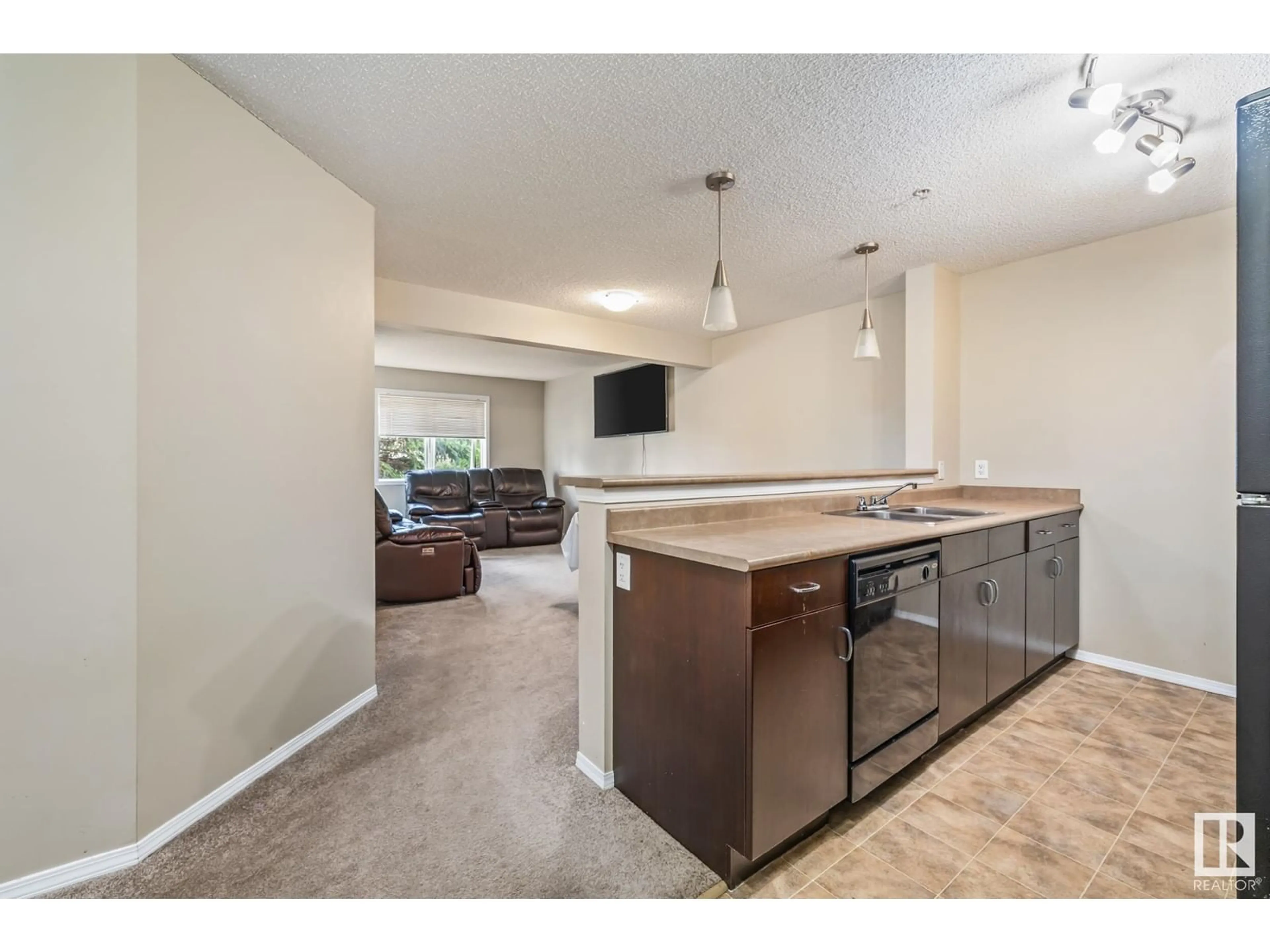 Open concept kitchen, unknown for 204 - 1188 HYNDMAN RD, Edmonton Alberta T5A0E9