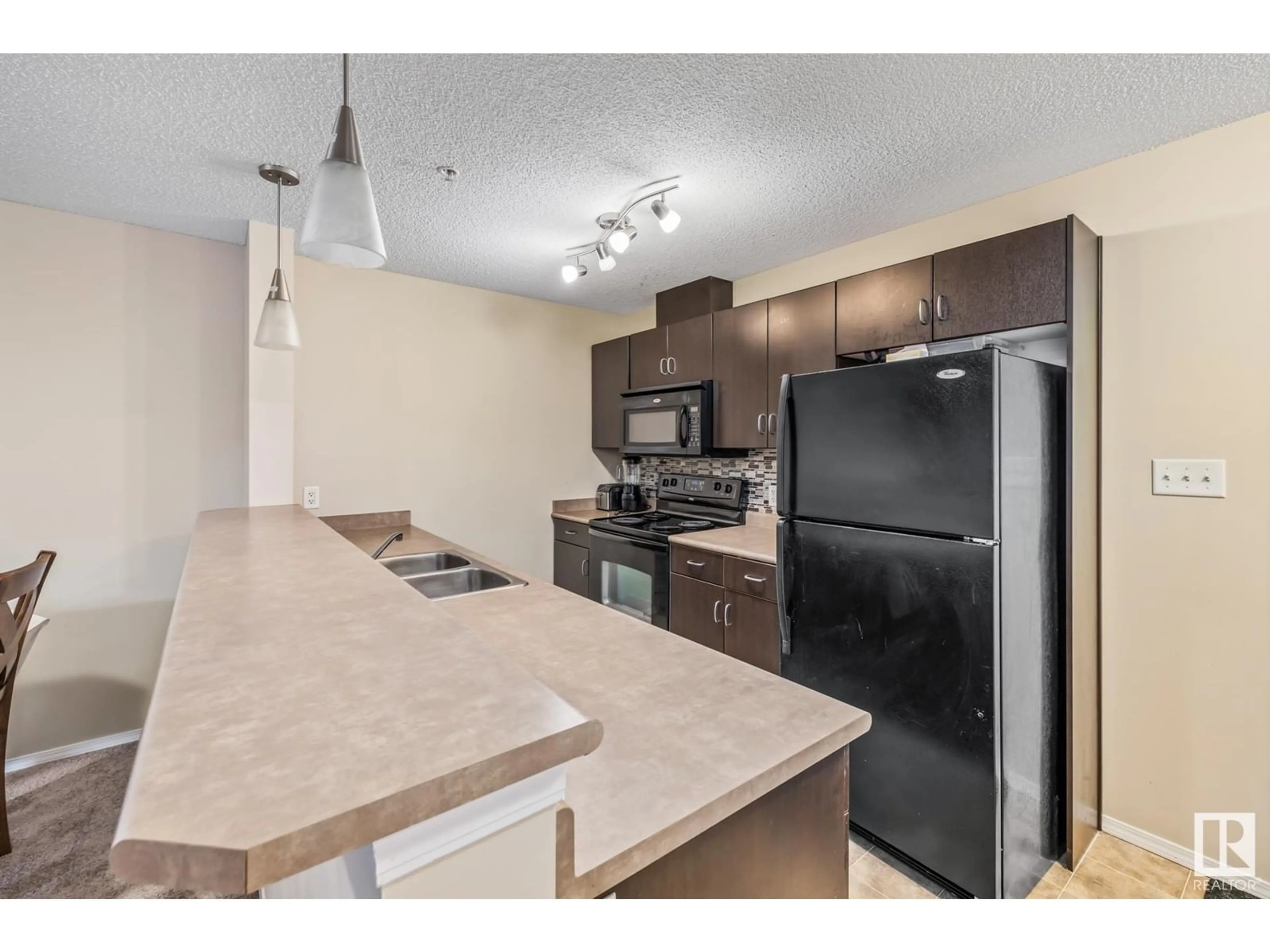 Standard kitchen, unknown for 204 - 1188 HYNDMAN RD, Edmonton Alberta T5A0E9