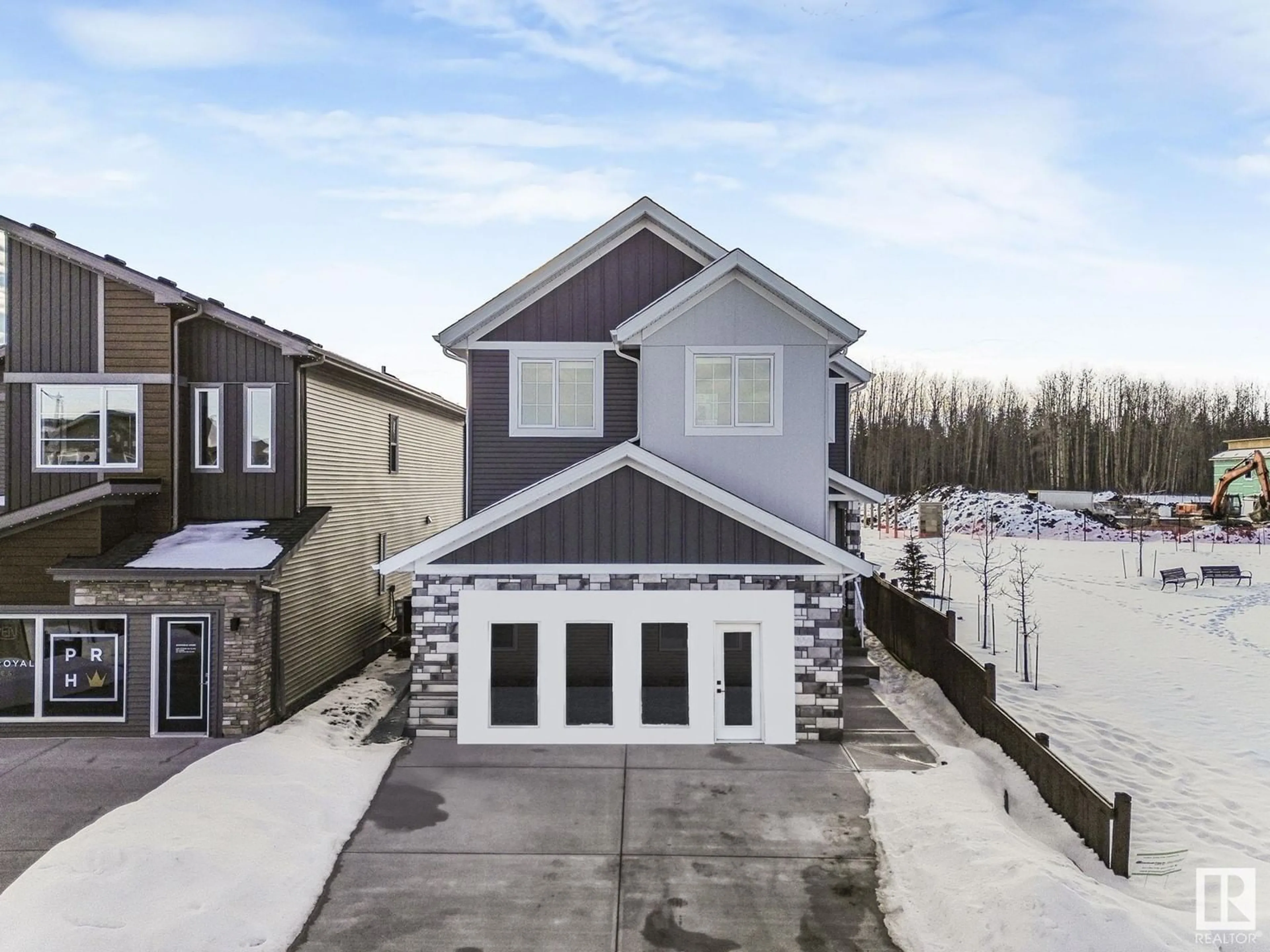 A pic from outside/outdoor area/front of a property/back of a property/a pic from drone, unknown for 62 FENWYCK BV, Spruce Grove Alberta T7X0Z2