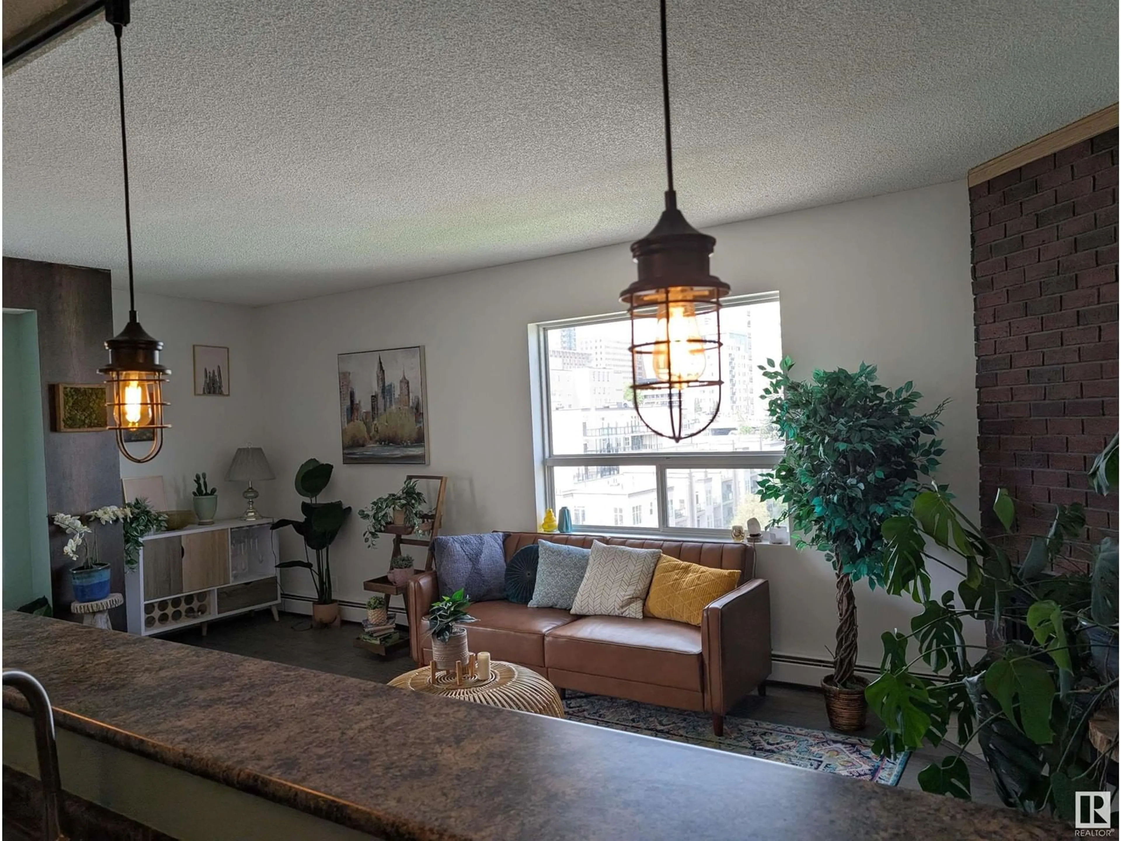 Living room with furniture, unknown for 1102 - 9707 105 ST, Edmonton Alberta T5K2Y4
