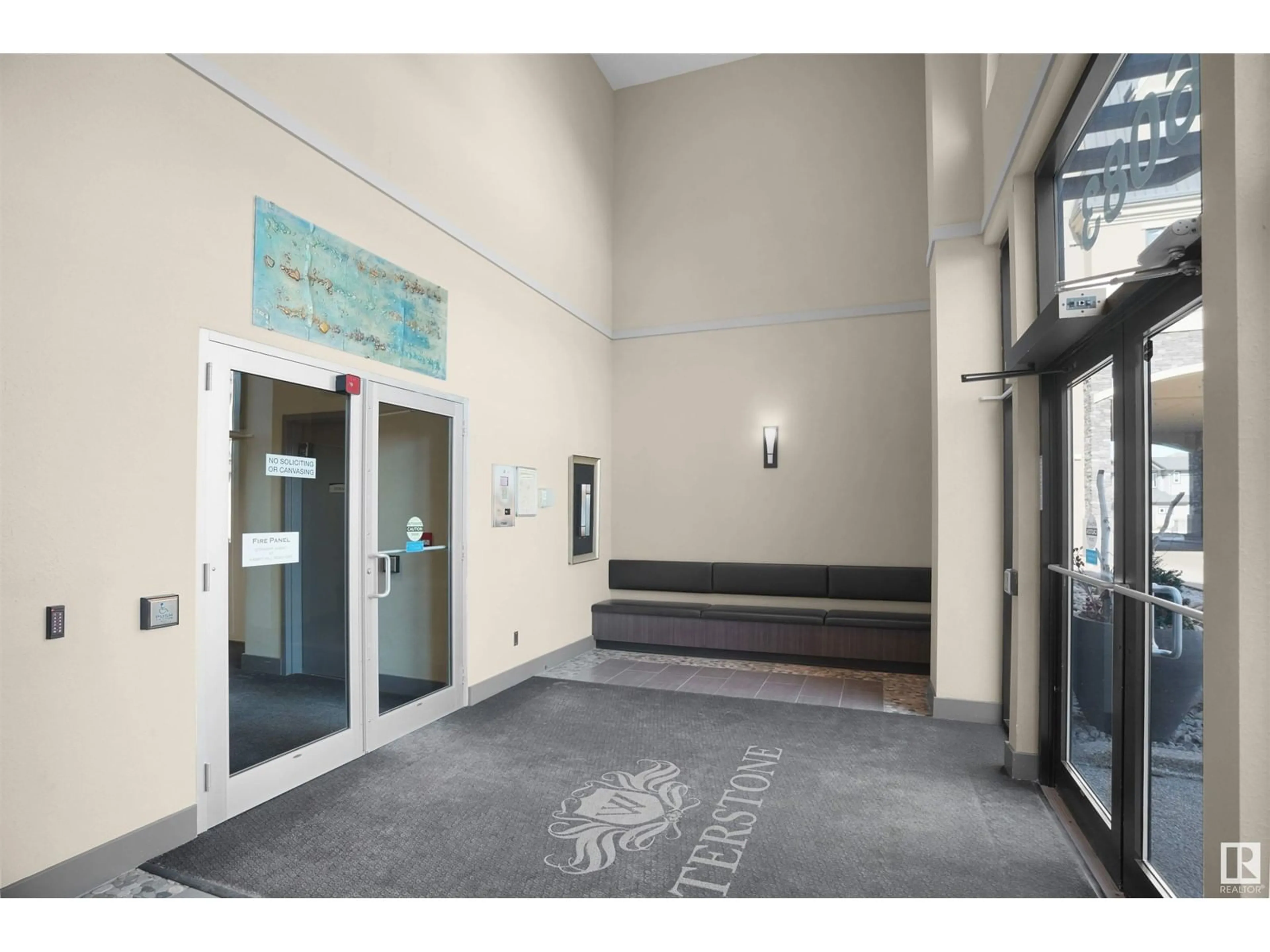 Indoor foyer for 210 - 6083 MAYNARD WY, Edmonton Alberta T6R0S5
