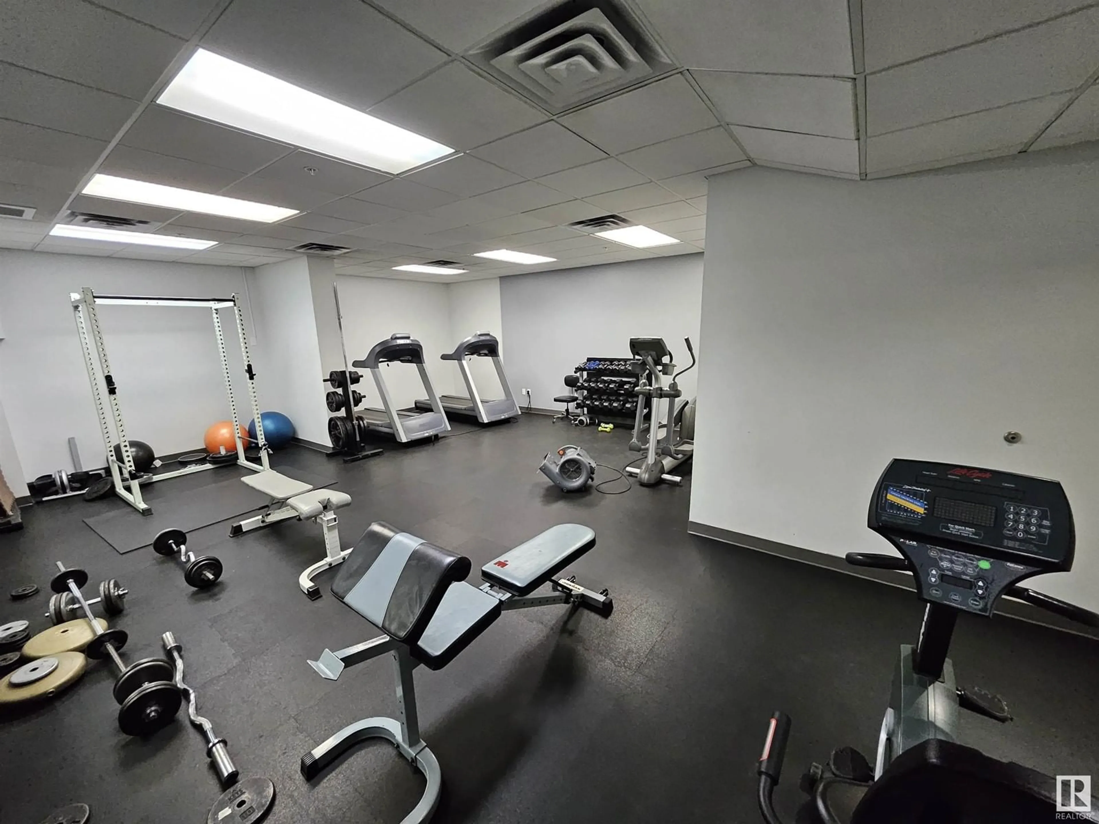 Gym or fitness room for 1501 - 10180 104 ST, Edmonton Alberta T5J1A7