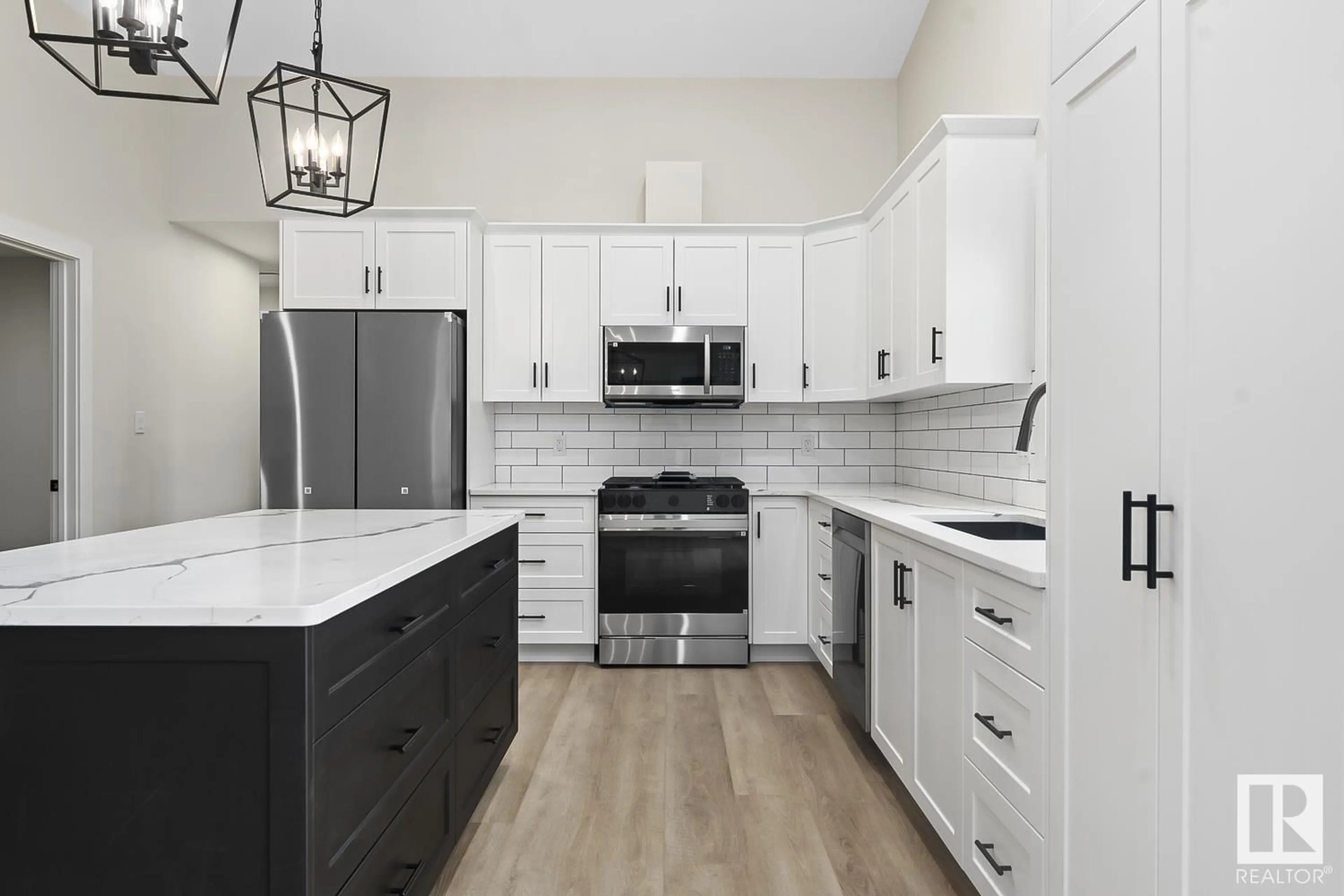 Open concept kitchen, ceramic/tile floor for 502 LAKEWOOD CL, Cold Lake Alberta T9M0K7