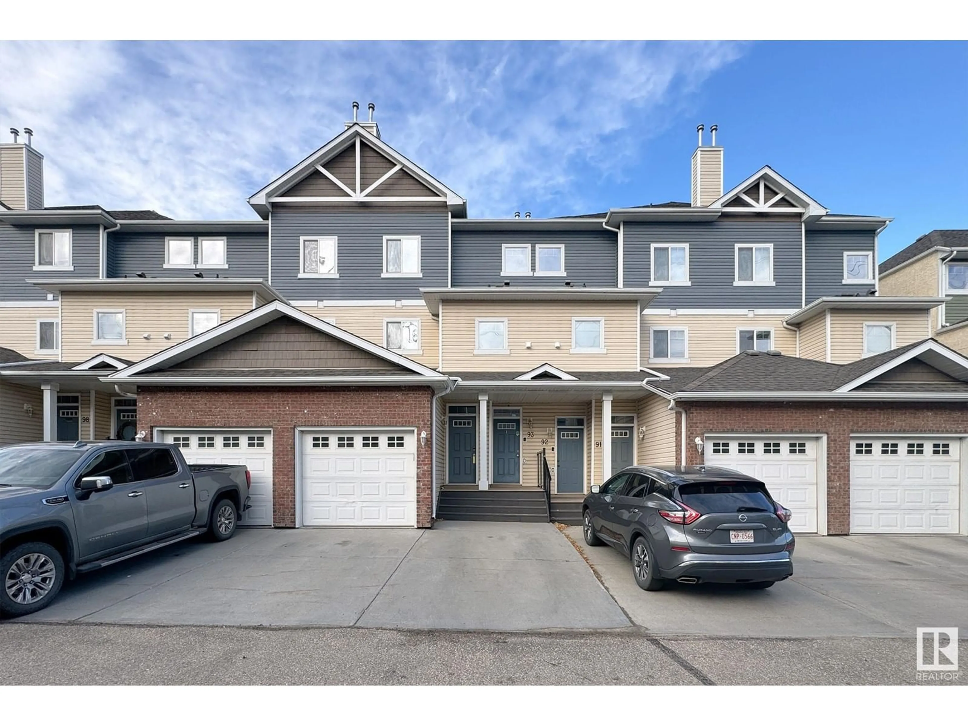 A pic from outside/outdoor area/front of a property/back of a property/a pic from drone, street for 93 - 3010 33 AV, Edmonton Alberta T6T0C3