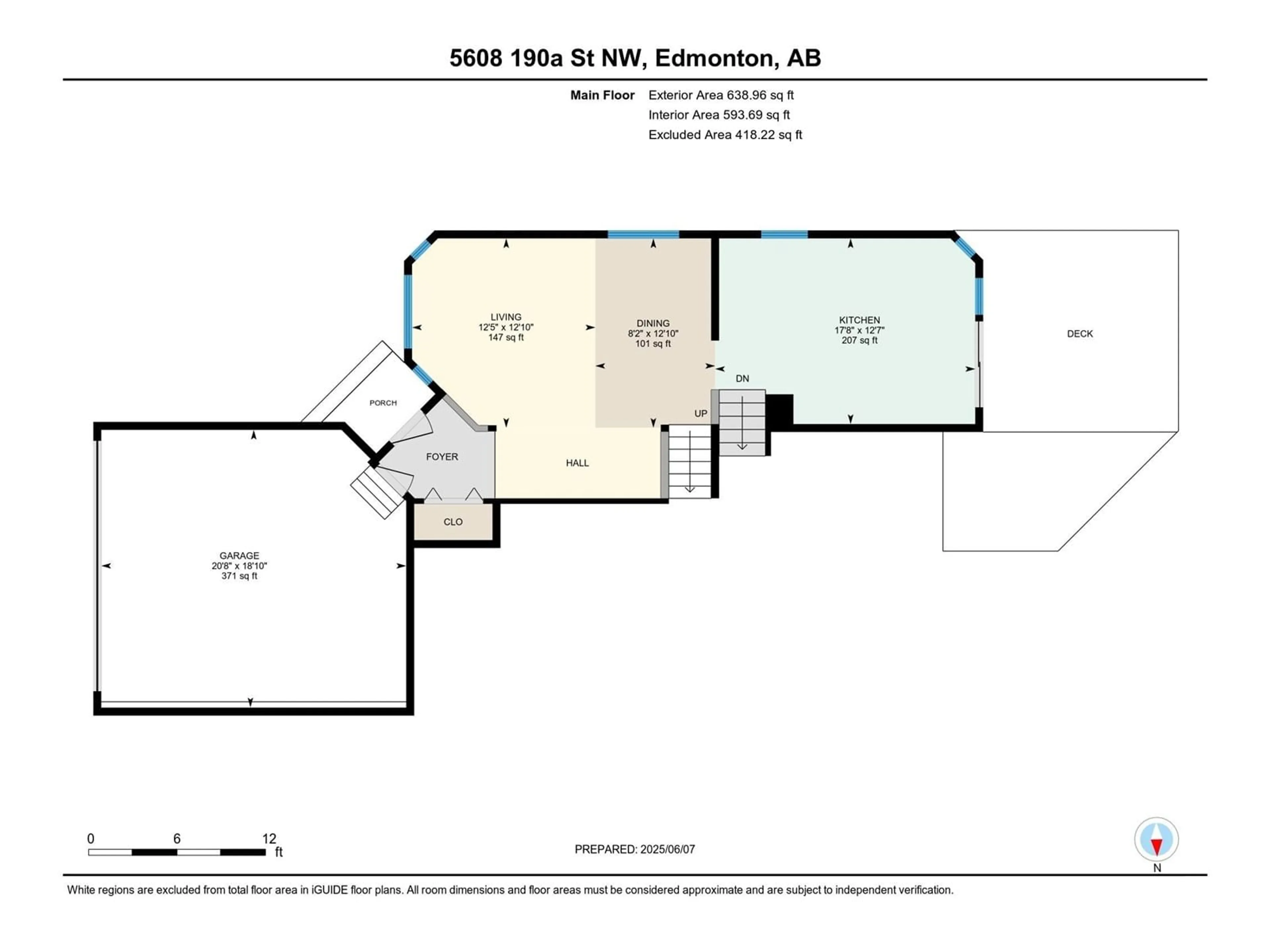Floor plan for NW - 5608 190A ST, Edmonton Alberta T6M2L3