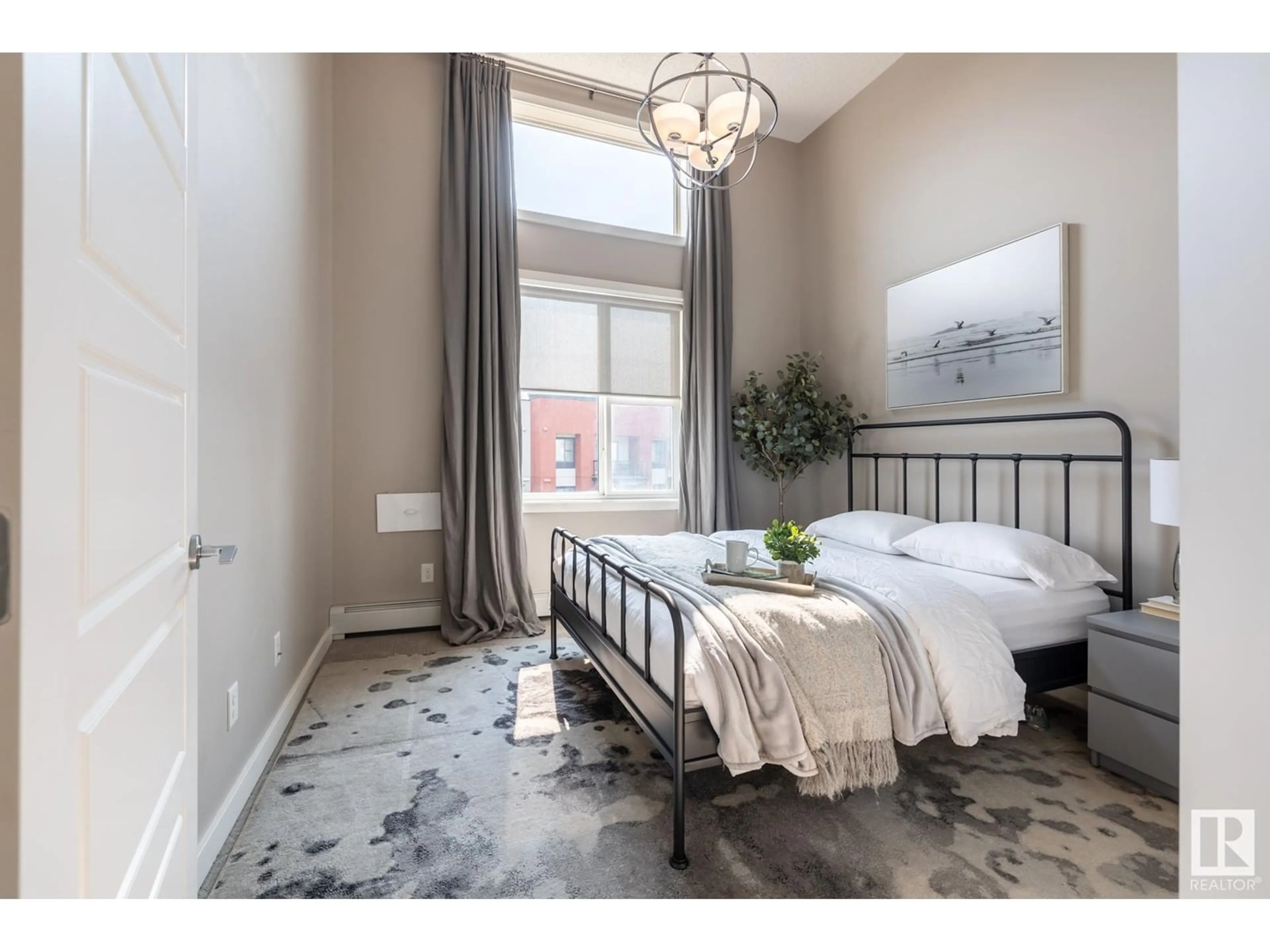 Bedroom with bed, unknown for #409 - 320 AMBLESIDE LI, Edmonton Alberta T6W2Z9