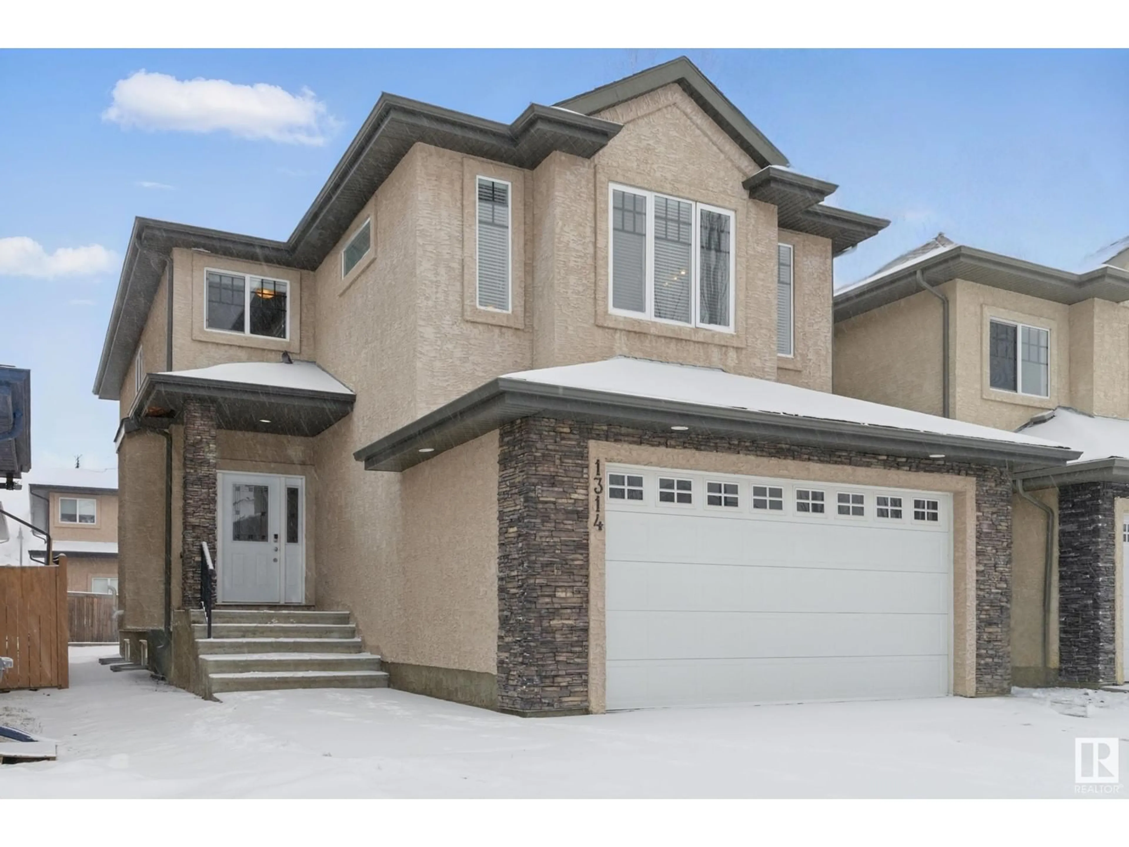Home with brick exterior material, street for 1314 CUNNINGHAM DR, Edmonton Alberta T6W0R7
