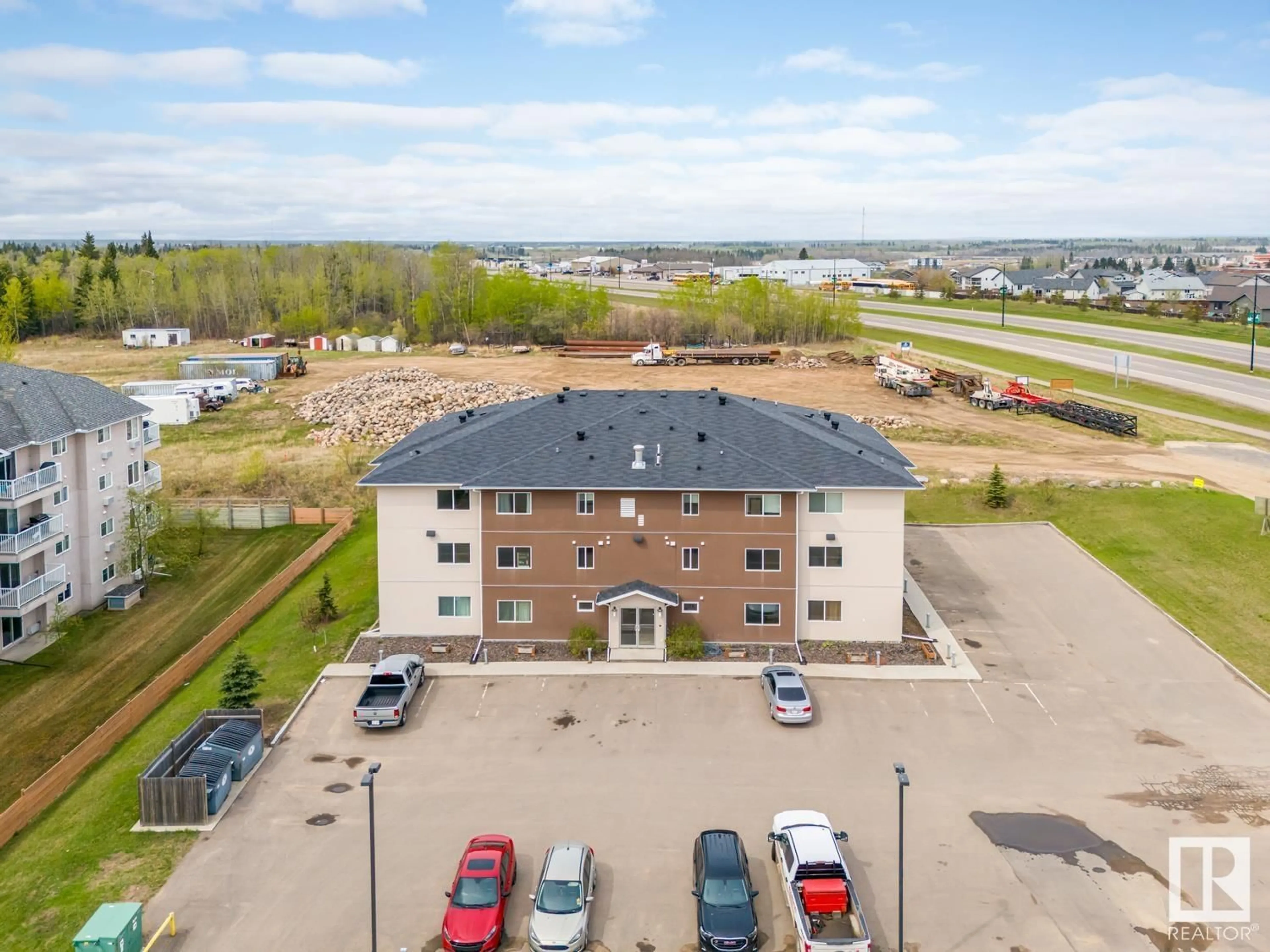 A pic from outside/outdoor area/front of a property/back of a property/a pic from drone, building for 2201 1601 8 AV, Cold Lake Alberta T9M0J9