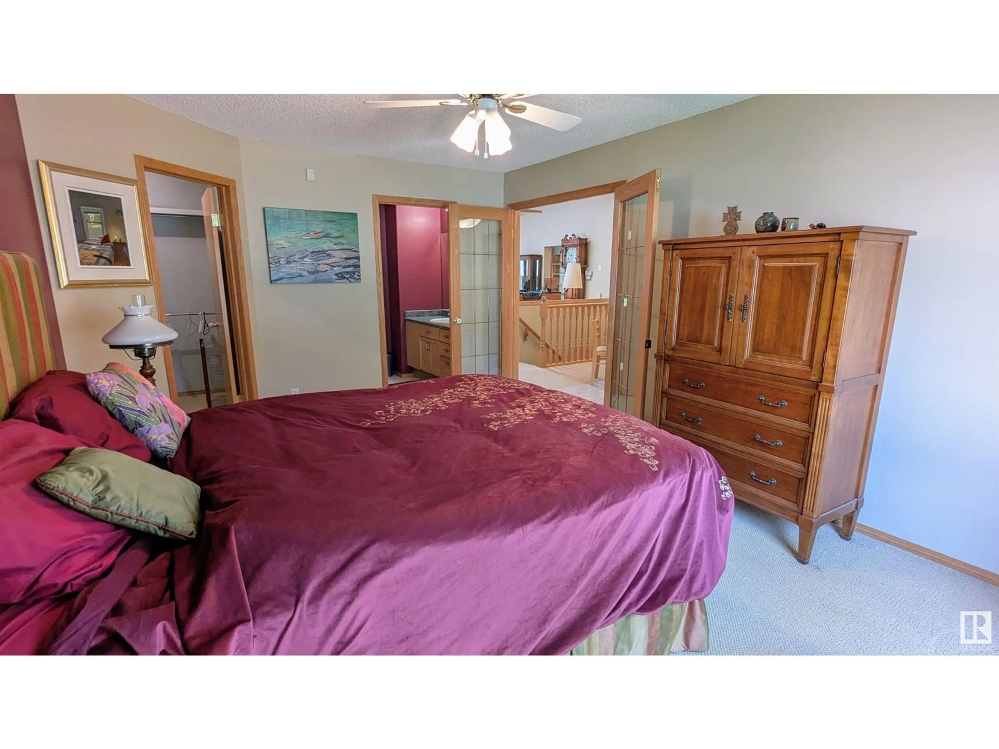 Bedroom with bed, unknown for 8 - 28 DECHENE RD, Edmonton Alberta T9M2S5