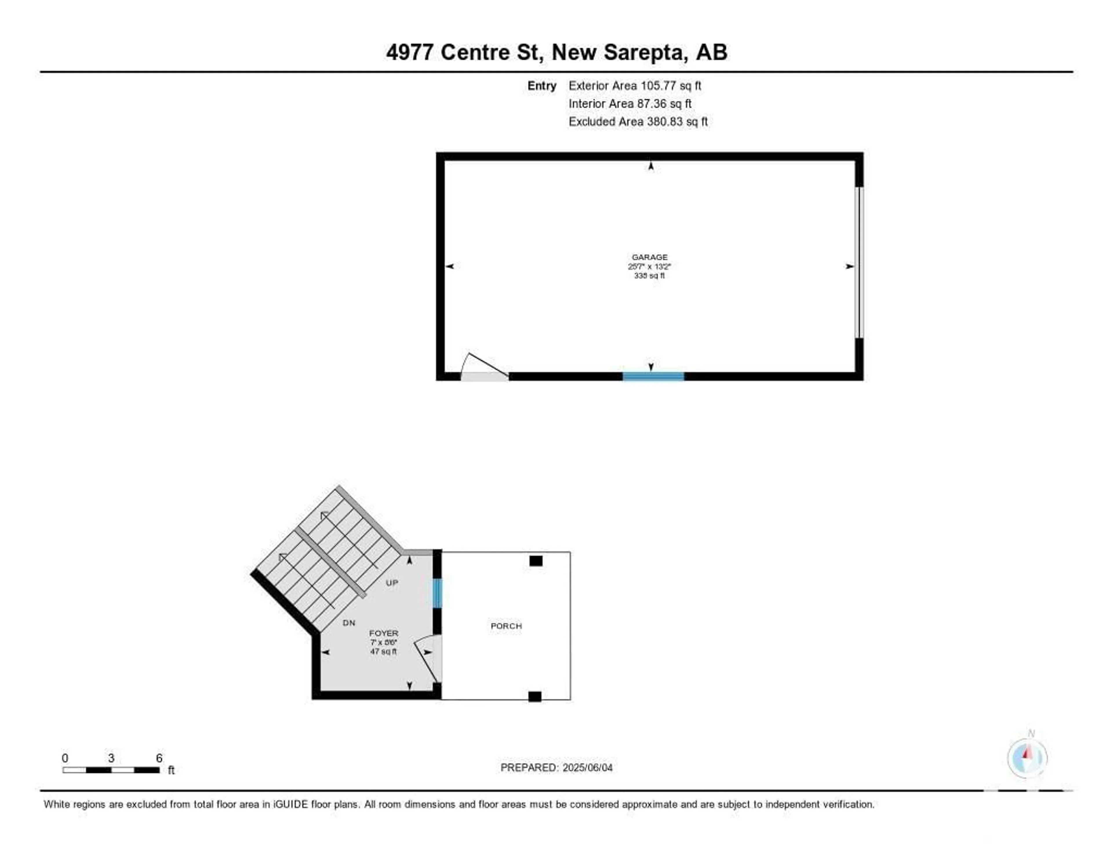 Floor plan for 4977 CENTRE ST, New Sarepta Alberta T0B3M0