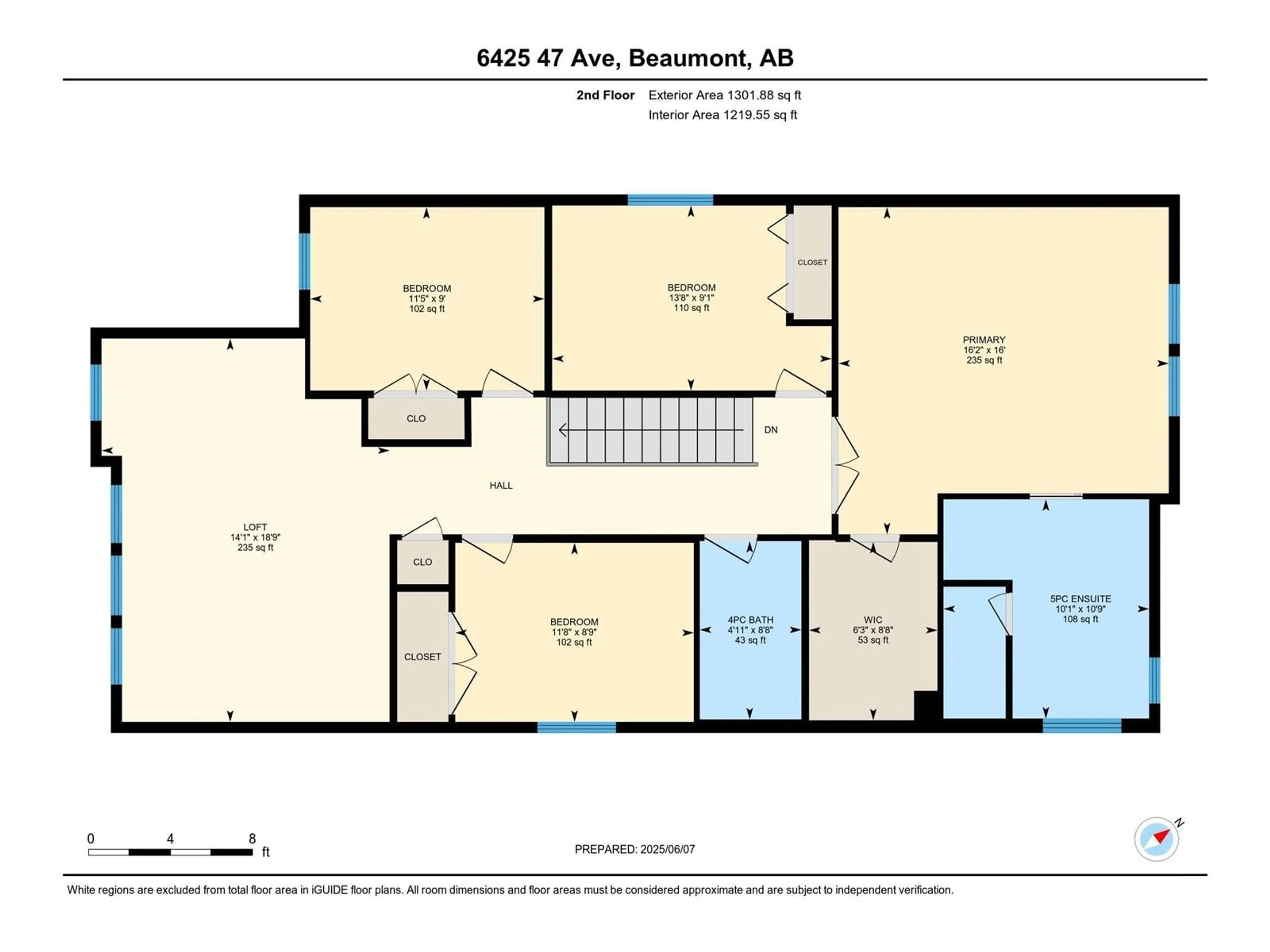 Floor plan for 6425 47 AV, Beaumont Alberta T4X2A1