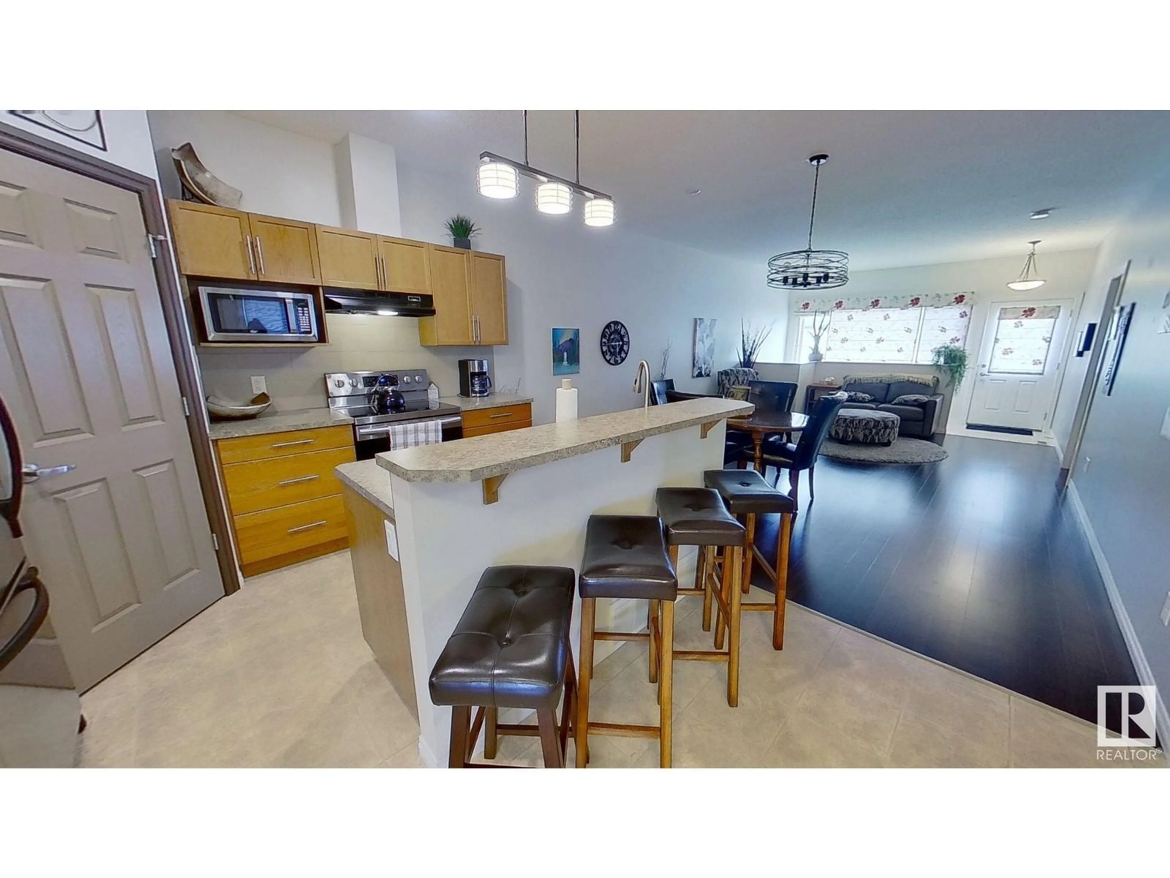 Open concept kitchen, unknown for #6 - 5021 34 AV, Camrose Alberta T5V5G2