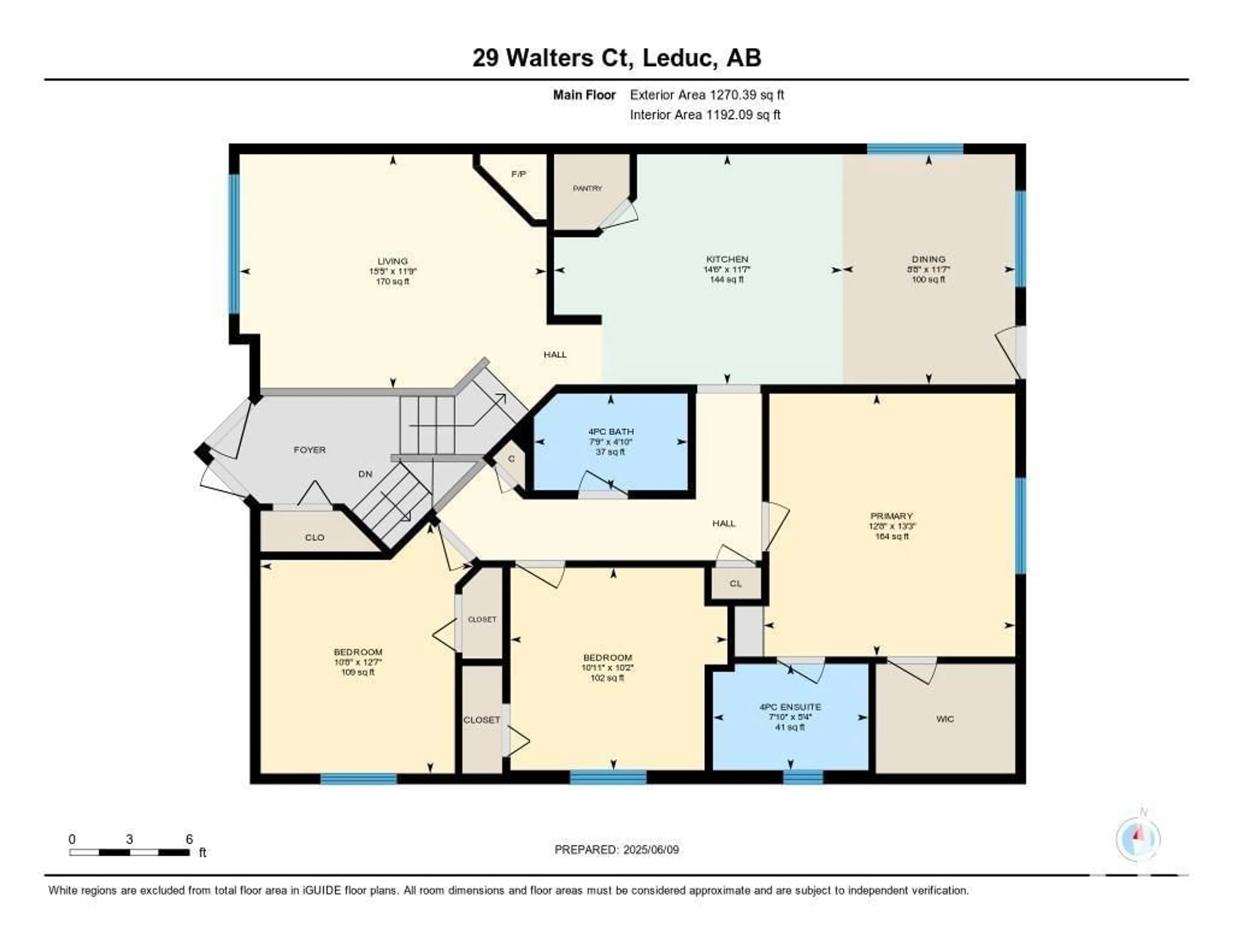 Floor plan for 29 WALTERS CO, Leduc Alberta T9E0H9