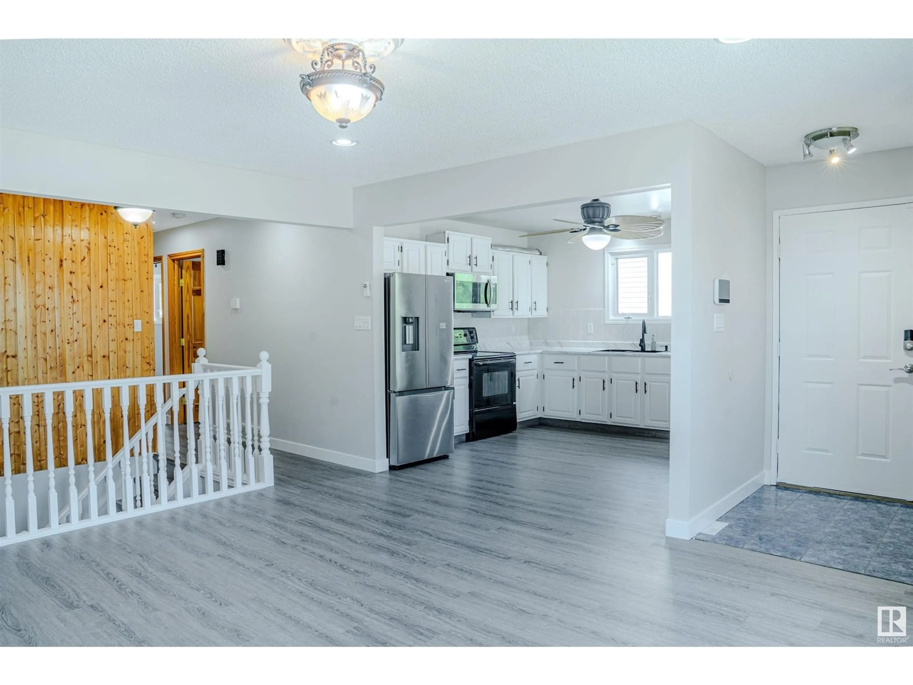 Open concept kitchen, unknown for NW - 1240 65 ST, Edmonton Alberta T6L2E7
