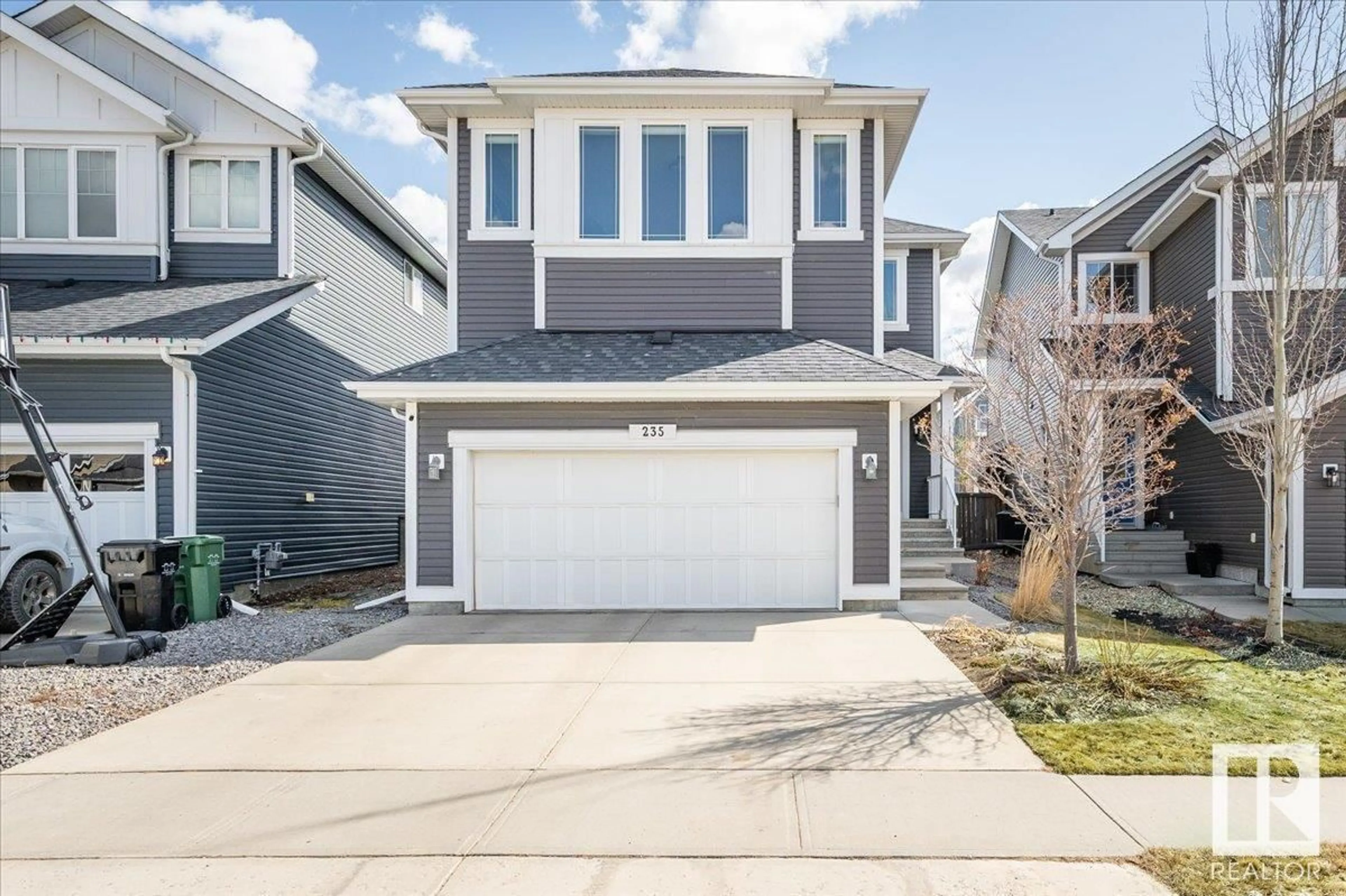 Home with vinyl exterior material, street for 235 SHEPPARD CI, Leduc Alberta T9E0T6