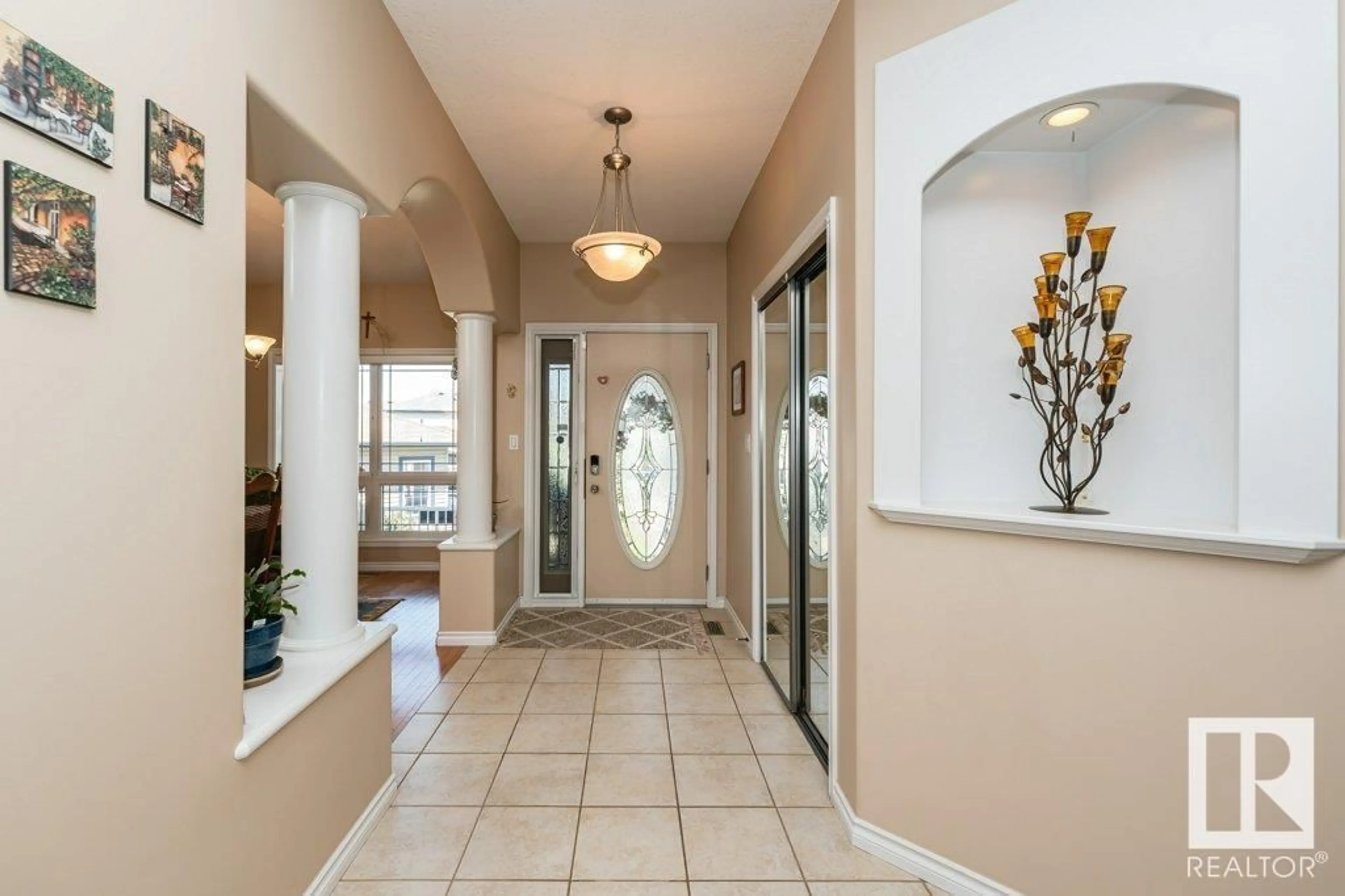 Indoor foyer for 6 WOODS, Leduc Alberta T9E8K3