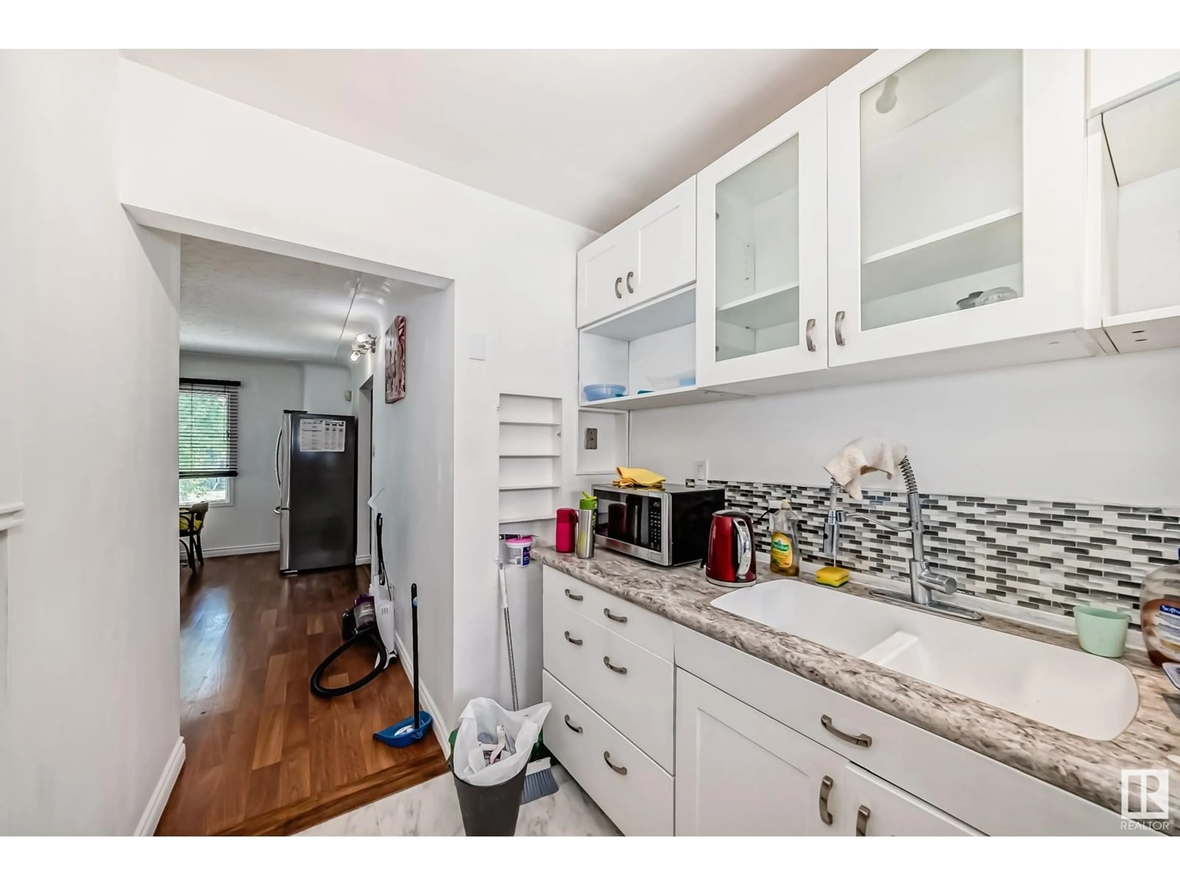 Open concept kitchen, unknown for 7910 115 ST, Edmonton Alberta T6G1N8