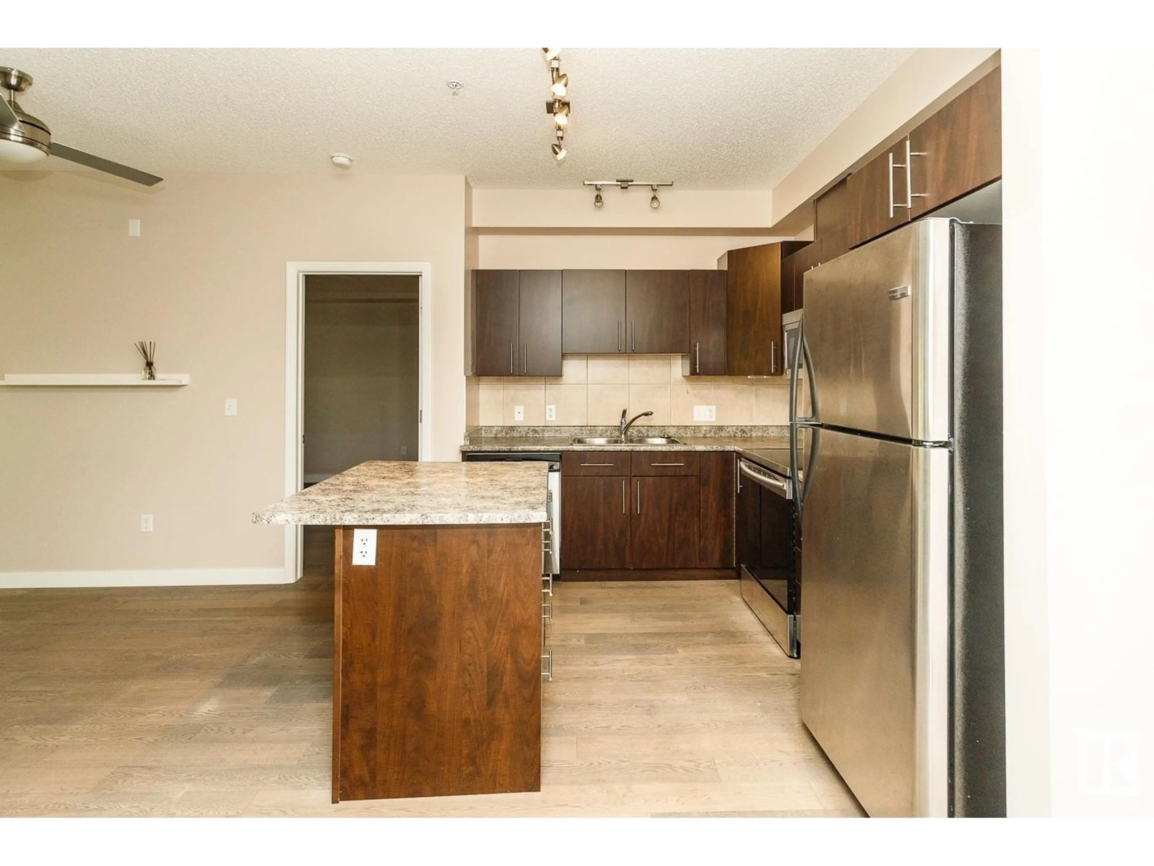 Standard kitchen, wood/laminate floor for #216 - 8931 156 ST, Edmonton Alberta T5R1Y6