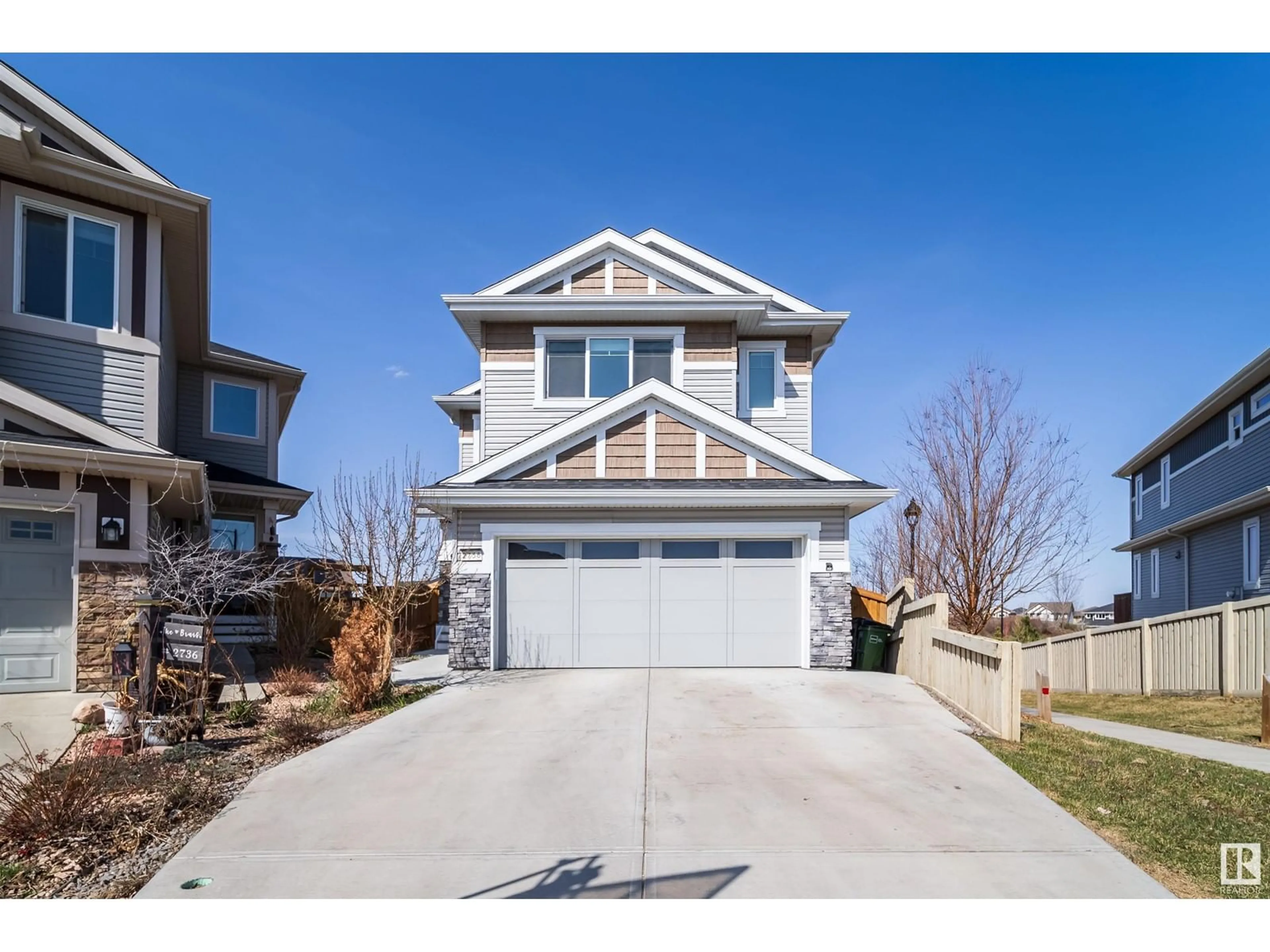 Home with vinyl exterior material, street for 2738 ANTON PL, Edmonton Alberta T6W3T6