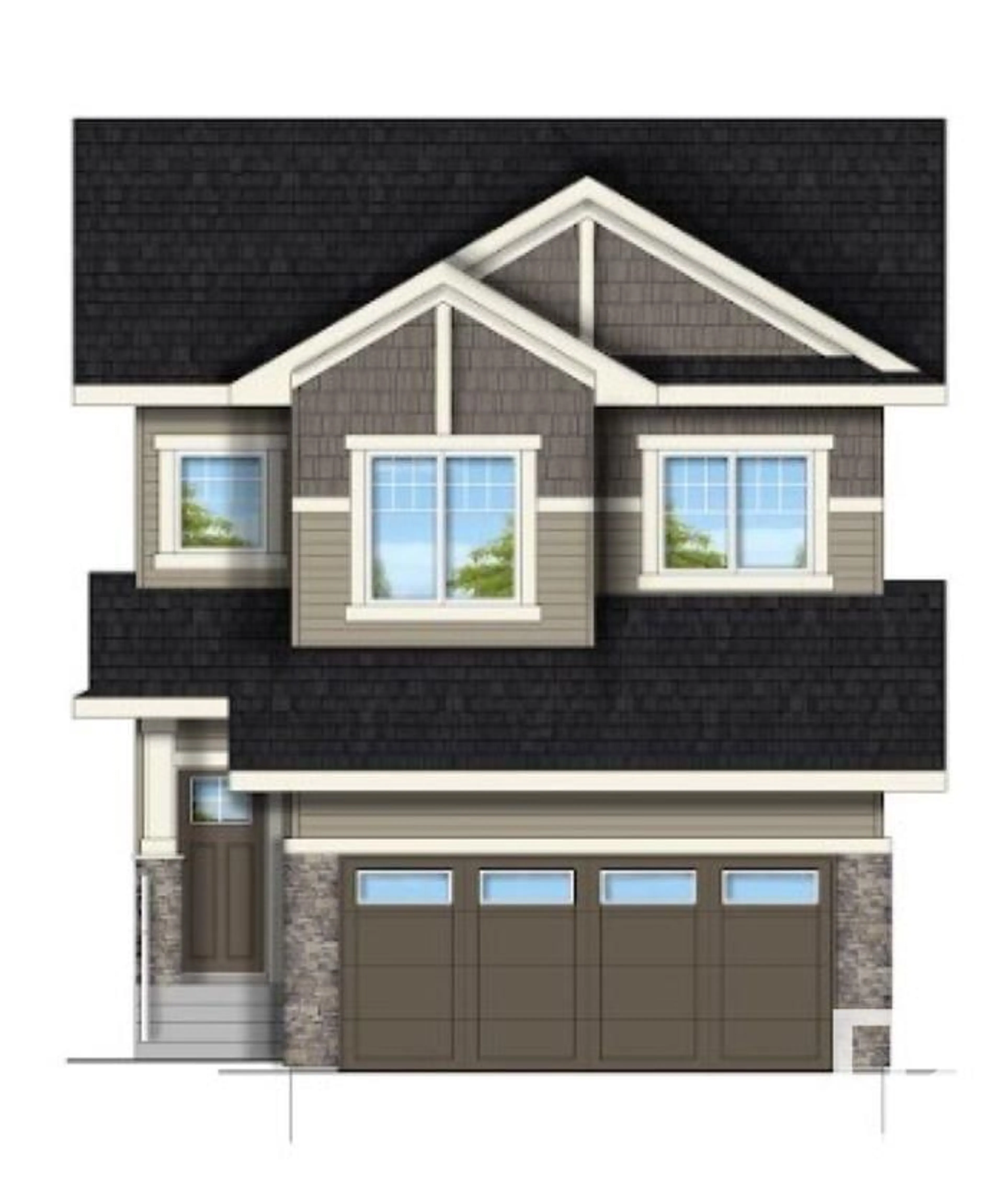 Home with brick exterior material, street for NW - 2831 191 ST, Edmonton Alberta T6M3C3