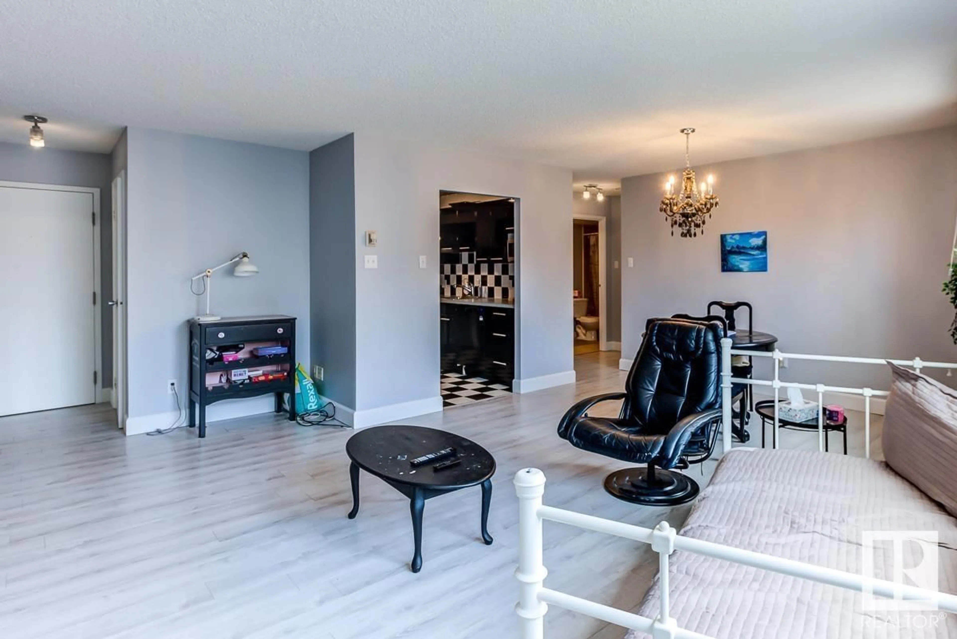 Living room with furniture, unknown for #302 - 9916 113 ST, Edmonton Alberta T5K2N3