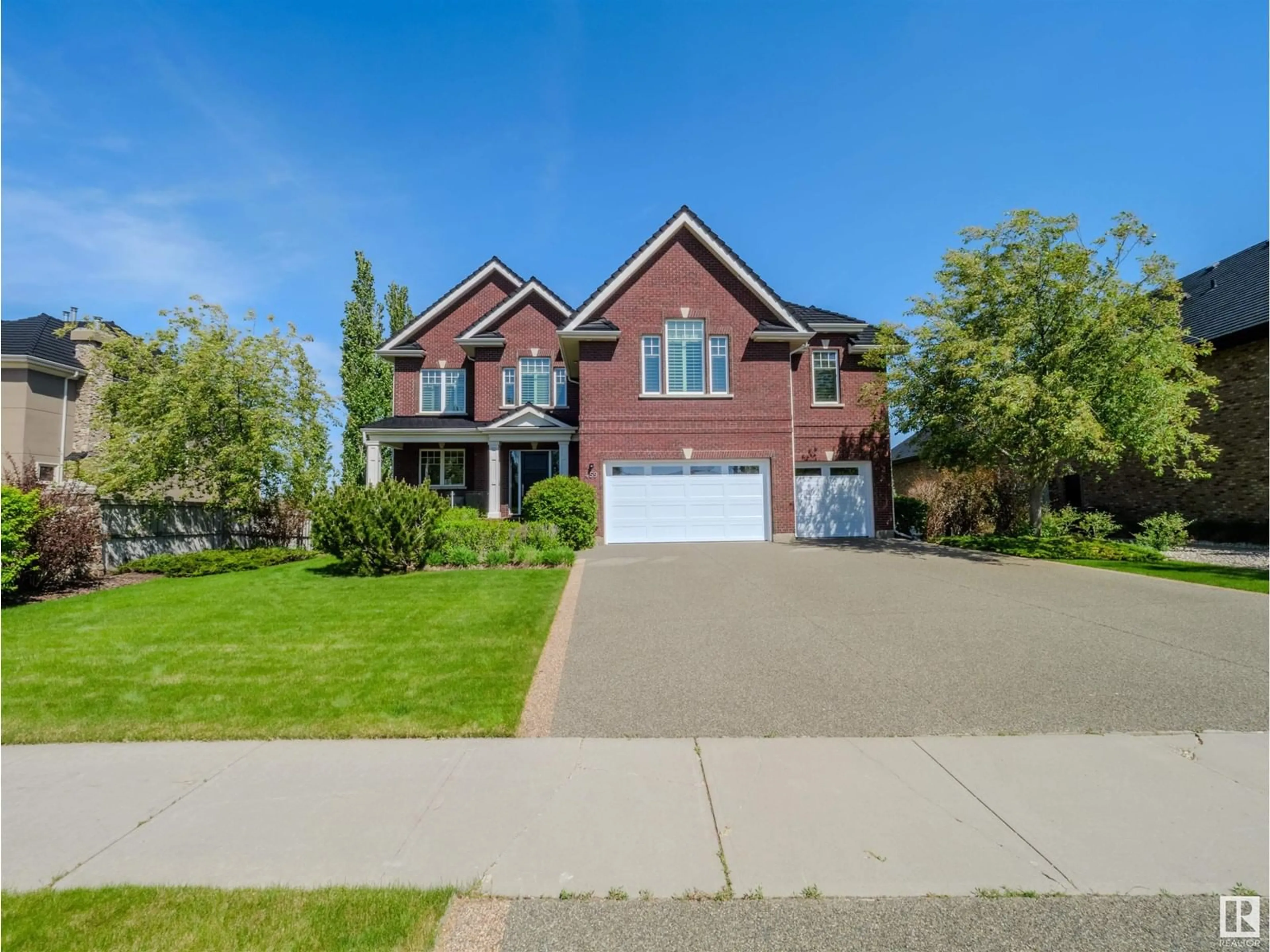 Home with brick exterior material, street for 52328 - 459 RGE ROAD 233, Rural Strathcona County Alberta T8B0A2