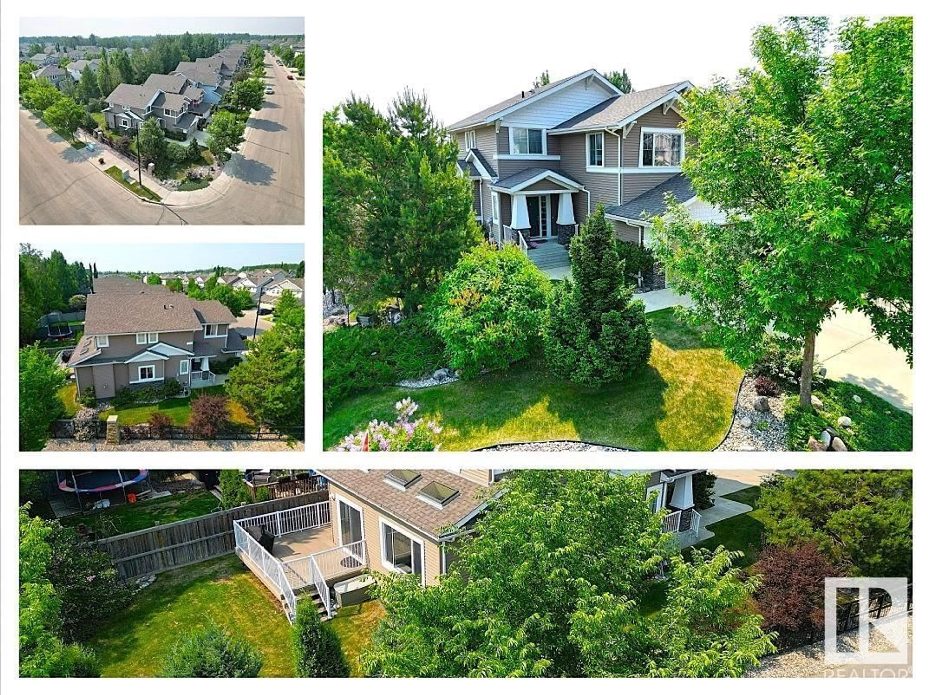 A pic from outside/outdoor area/front of a property/back of a property/a pic from drone, unknown for NW - 4919 213 ST, Edmonton Alberta T6M0G9