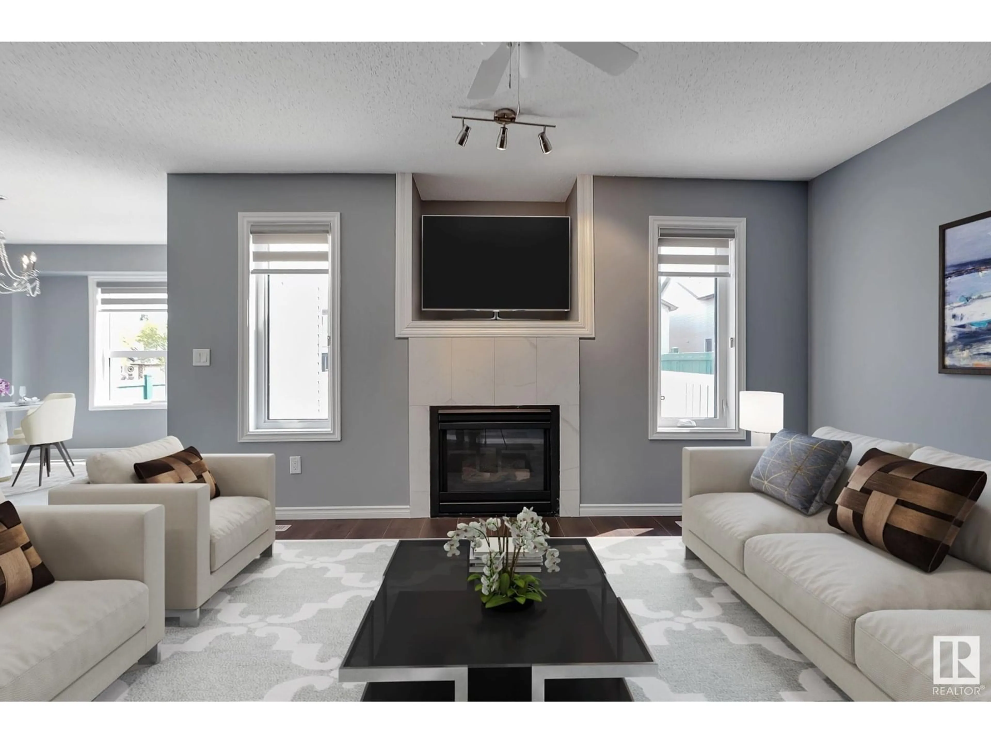 Living room with furniture, unknown for 68 VERNON ST, Spruce Grove Alberta T7X0C1