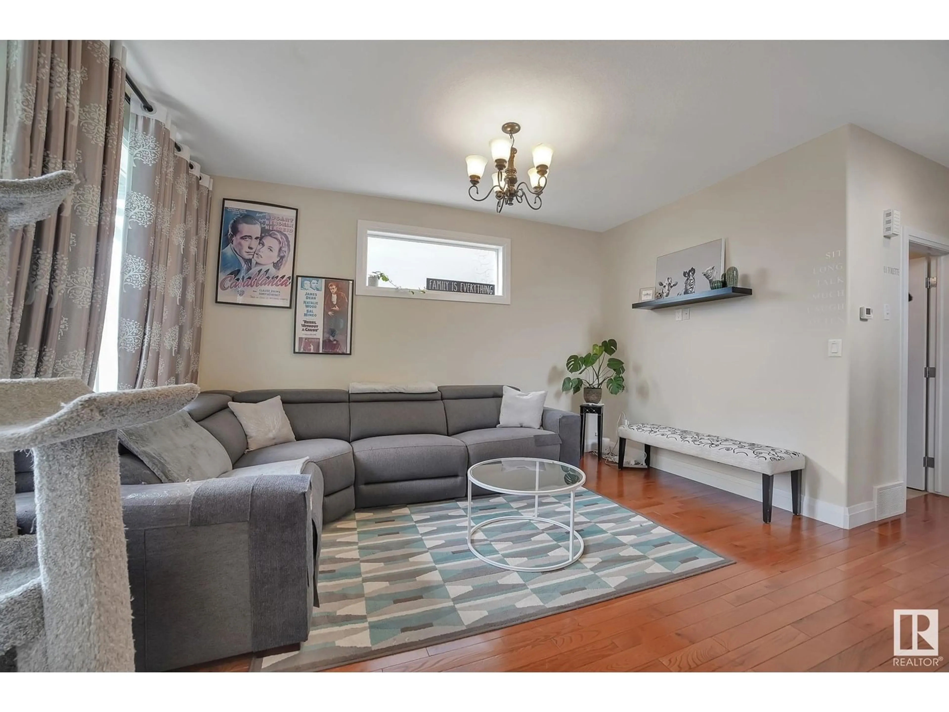 Living room with furniture, unknown for NW - 10262 158 ST, Edmonton Alberta T5P2Y1