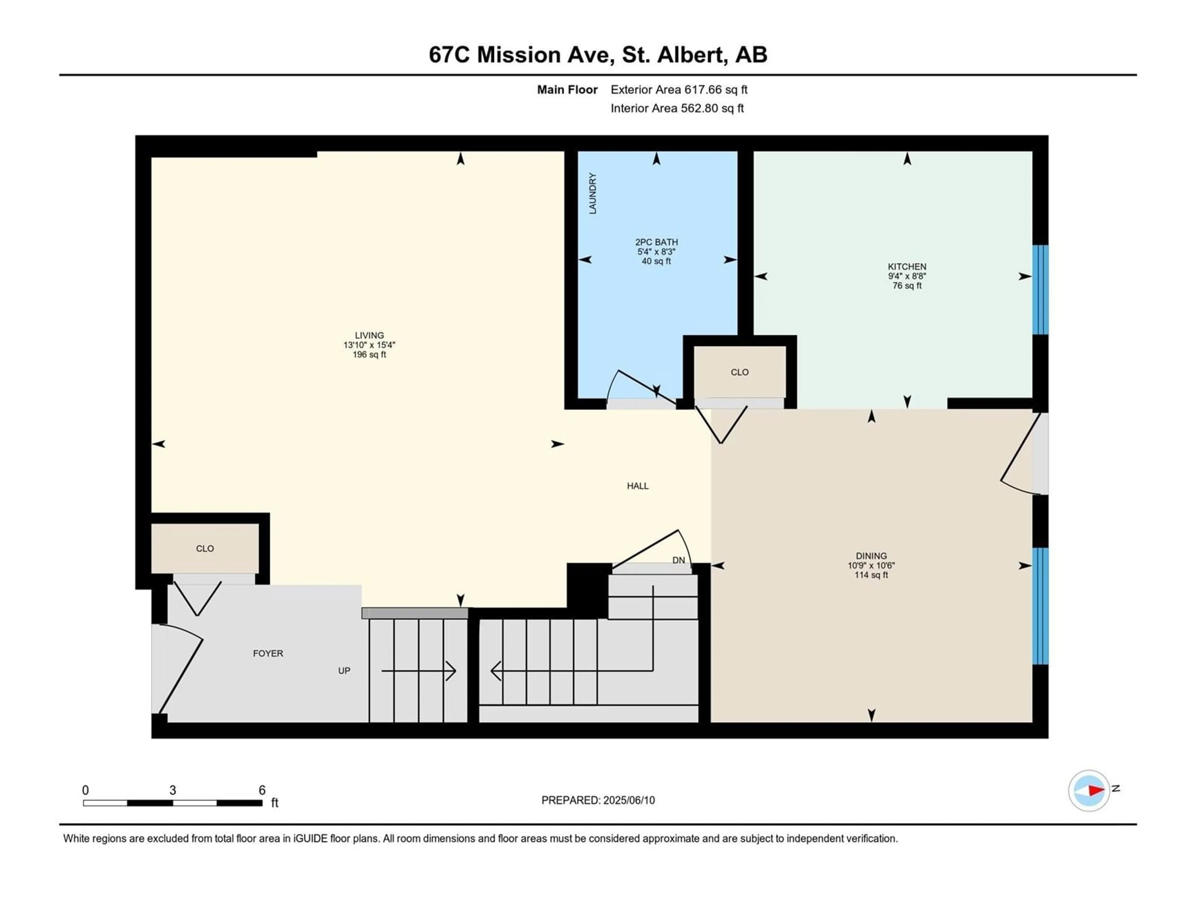 Floor plan for 67C MISSION AV, St. Albert Alberta T8N1H8