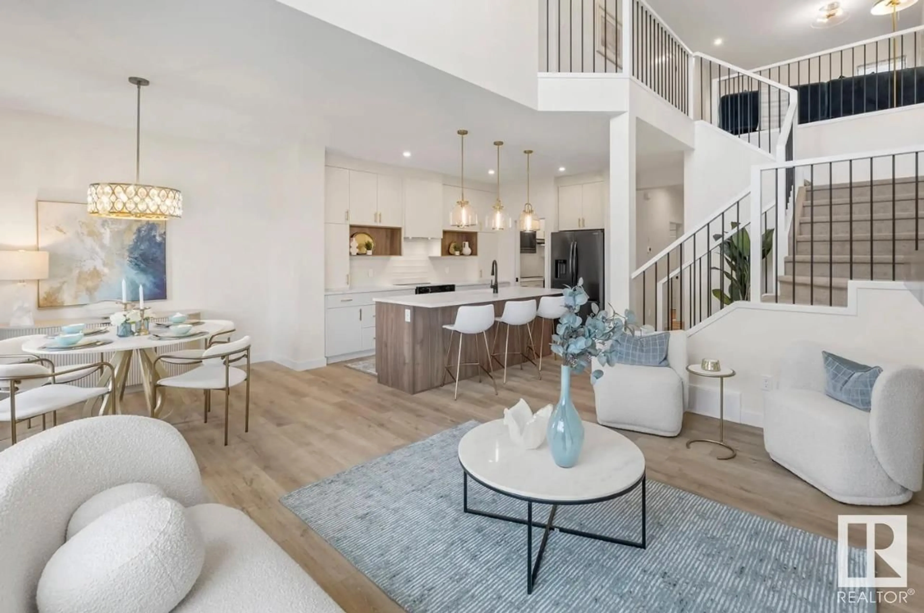Open concept kitchen, unknown for SW - 2828 65 ST, Edmonton Alberta T6X1Z4