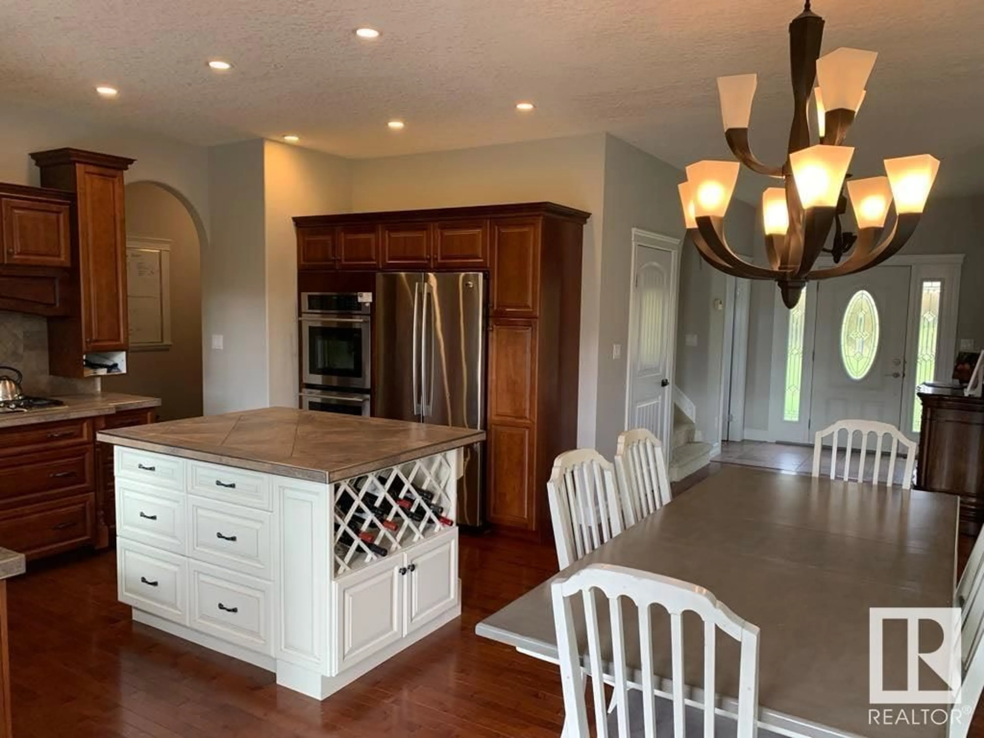 Open concept kitchen, ceramic/tile floor for #2 - 60120 RGE ROAD 265, Rural Westlock County Alberta T7P2P5