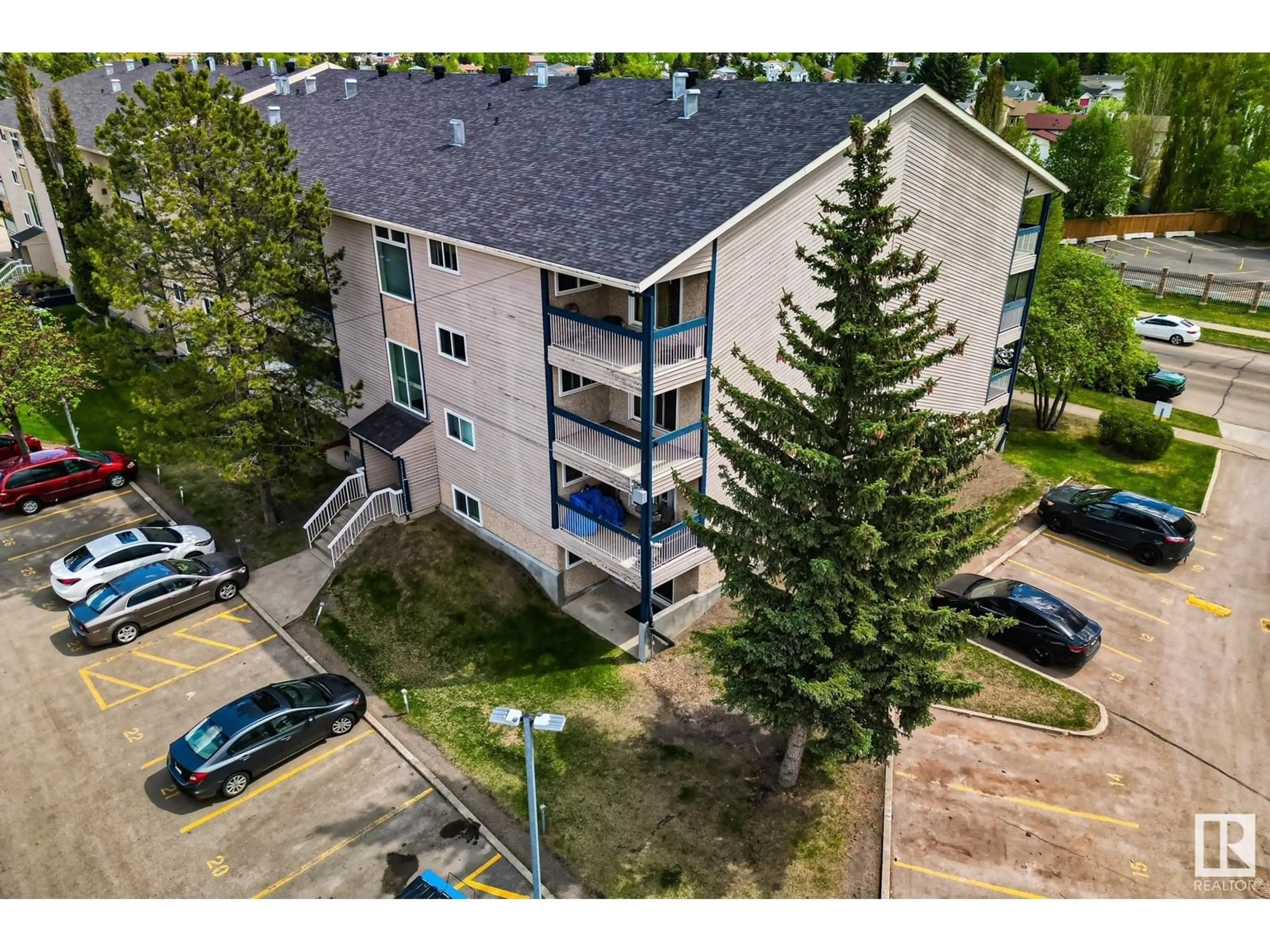 A pic from outside/outdoor area/front of a property/back of a property/a pic from drone, unknown for #304 - 2620 MILLWOODS ROAD EAST, Edmonton Alberta T6L5K6