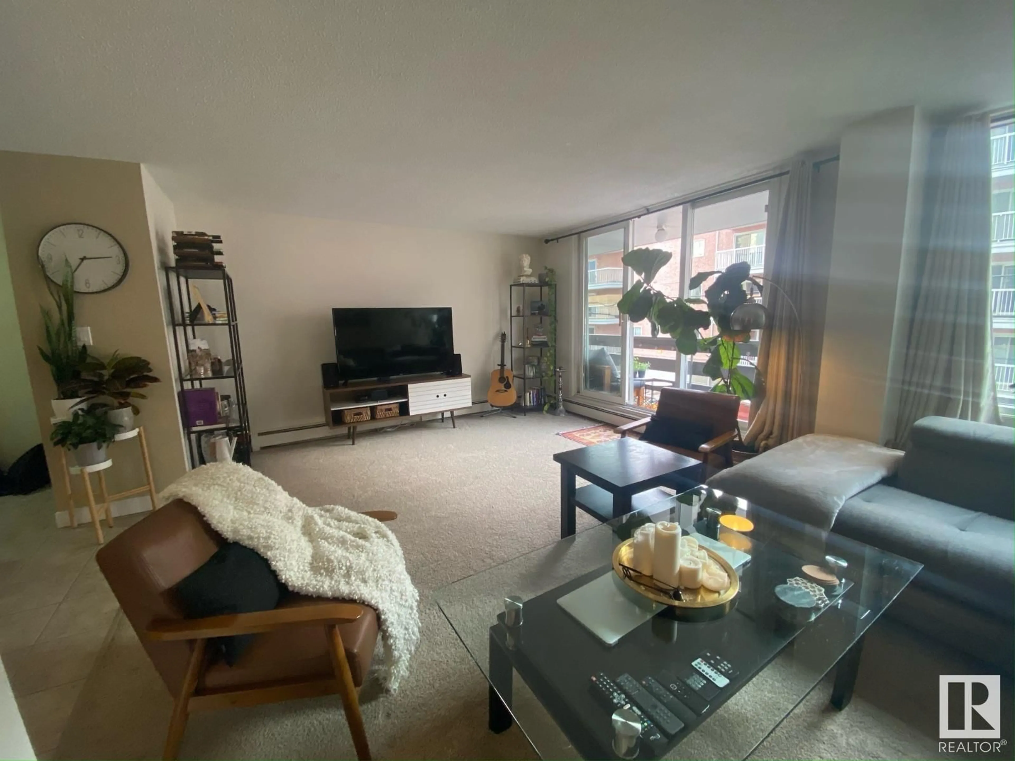 Living room with furniture, unknown for 10160 - 1003 116 ST, Edmonton Alberta T5K1V9