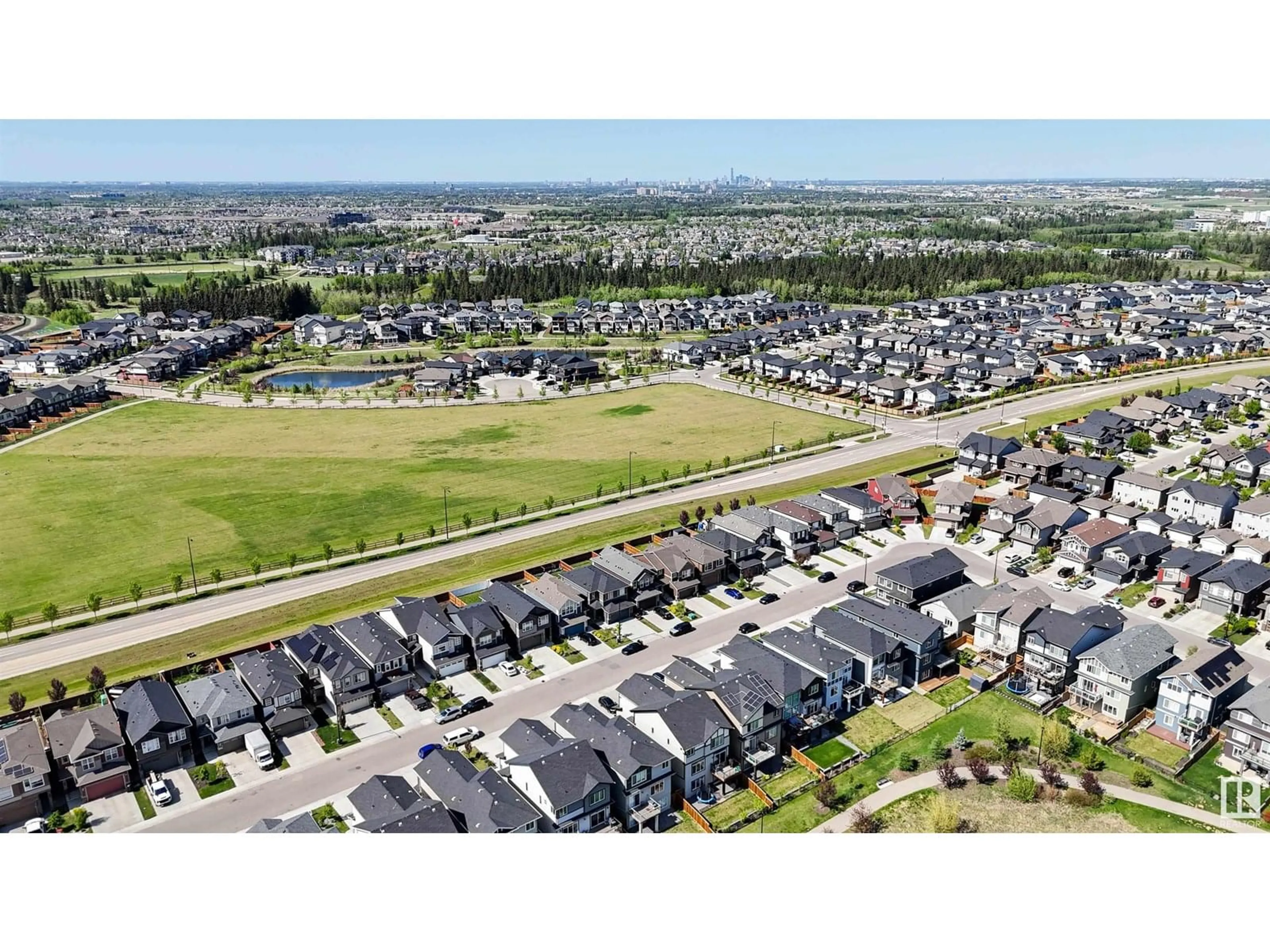 A pic from outside/outdoor area/front of a property/back of a property/a pic from drone, unknown for SW - 2743 COLLINS CR, Edmonton Alberta T6W3X4