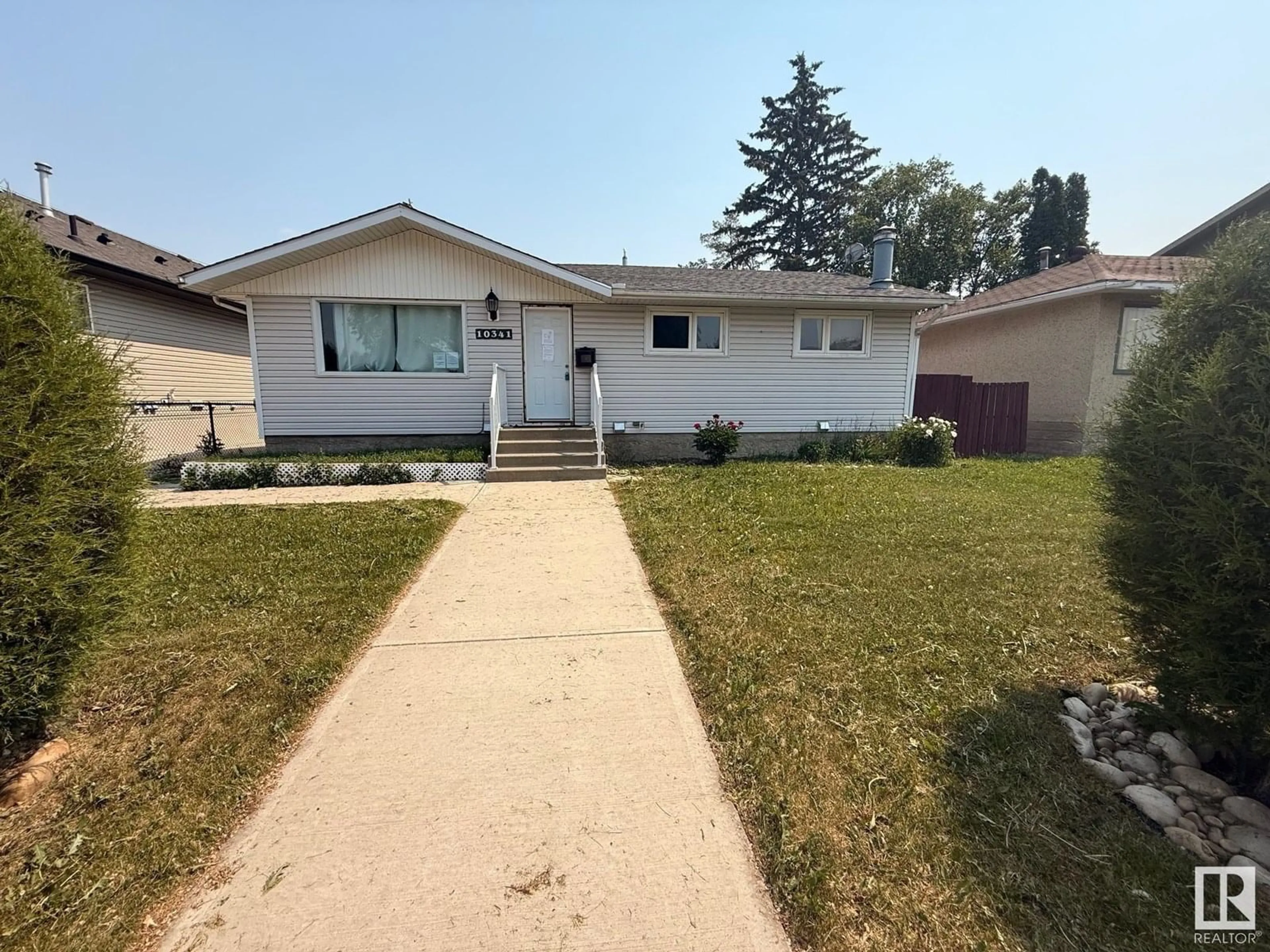 Home with vinyl exterior material, street for NW - 10341 158 ST, Edmonton Alberta T5P2Y4