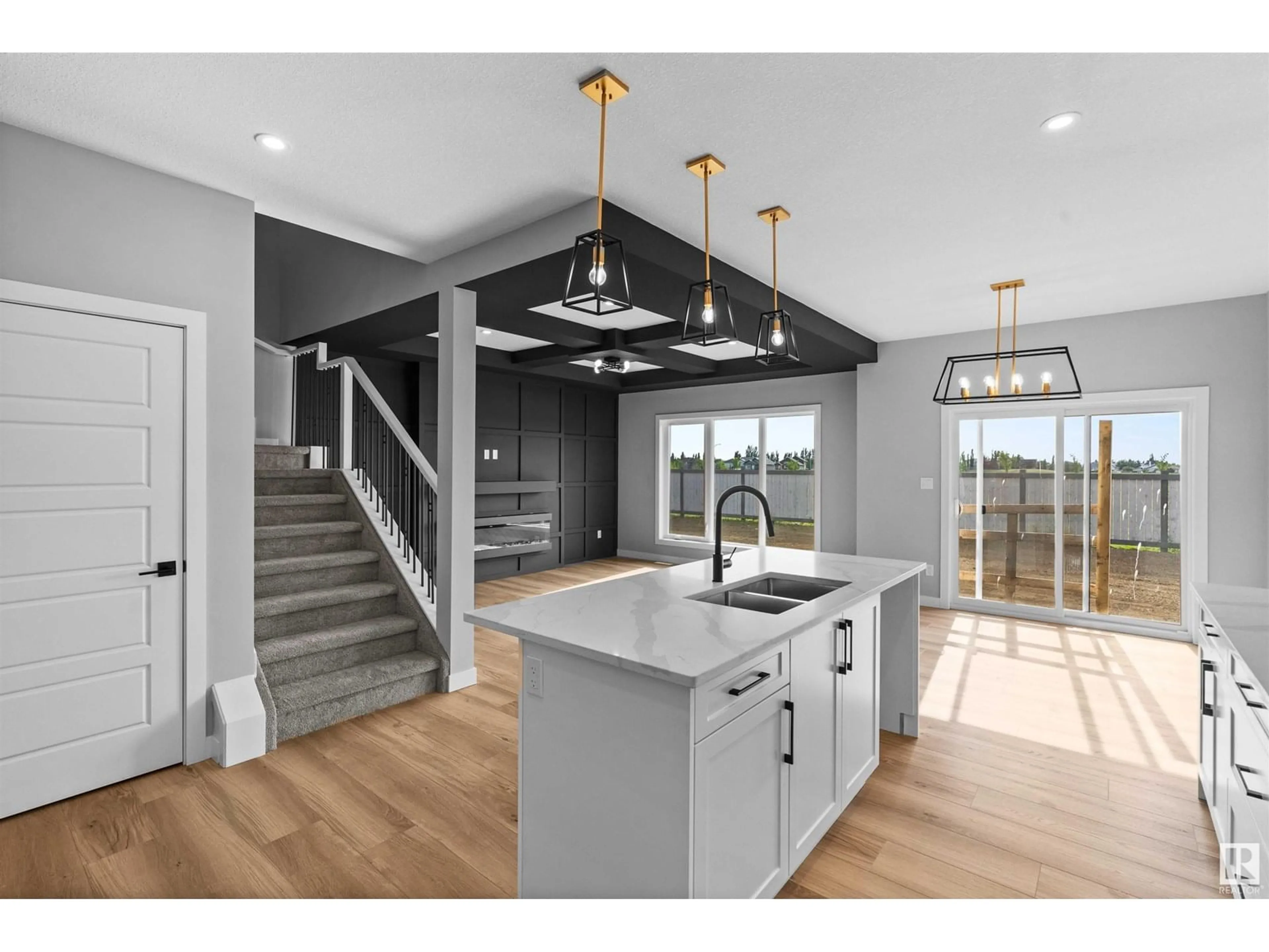 Open concept kitchen, unknown for 9613 89A ST, Morinville Alberta T8R0C5