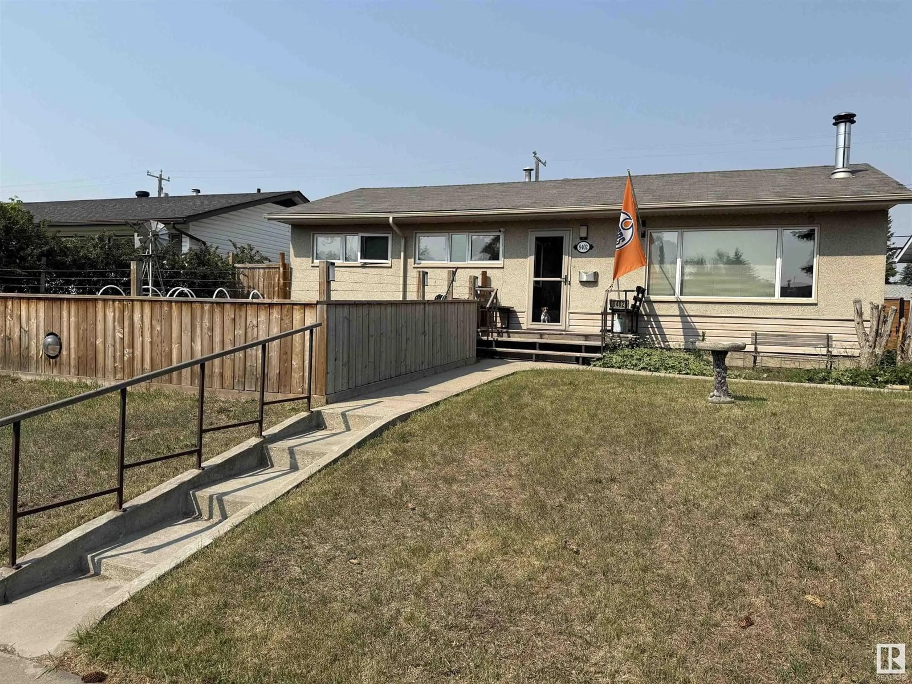 A pic from outside/outdoor area/front of a property/back of a property/a pic from drone, street for 8402 158 ST, Edmonton Alberta T5R2C4