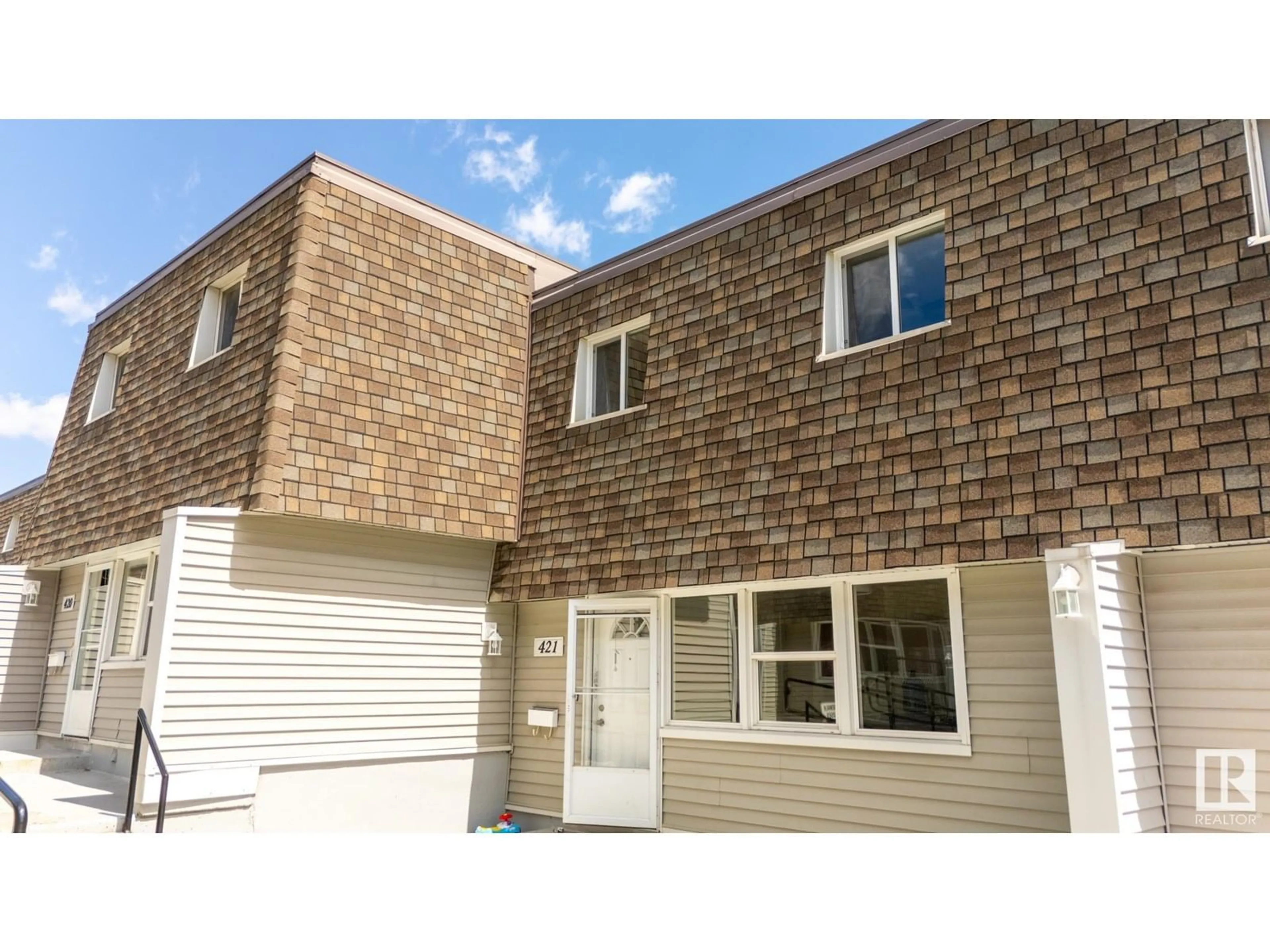Home with vinyl exterior material, street for NW - 421 VILLAGE ON THE GREEN GR, Edmonton Alberta T5A1H2