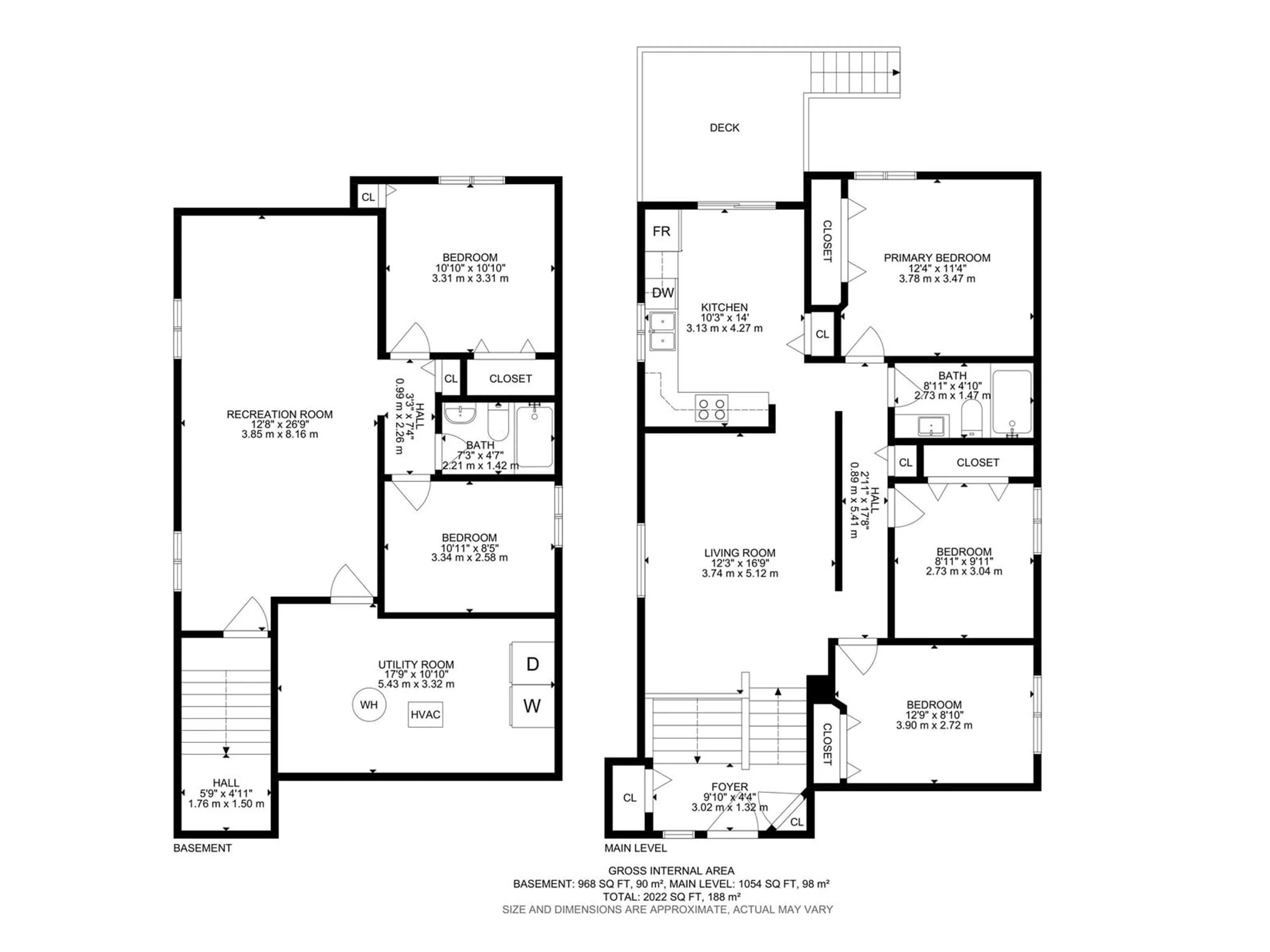 Floor plan for NW - 5207 201 ST, Edmonton Alberta T6M2V9