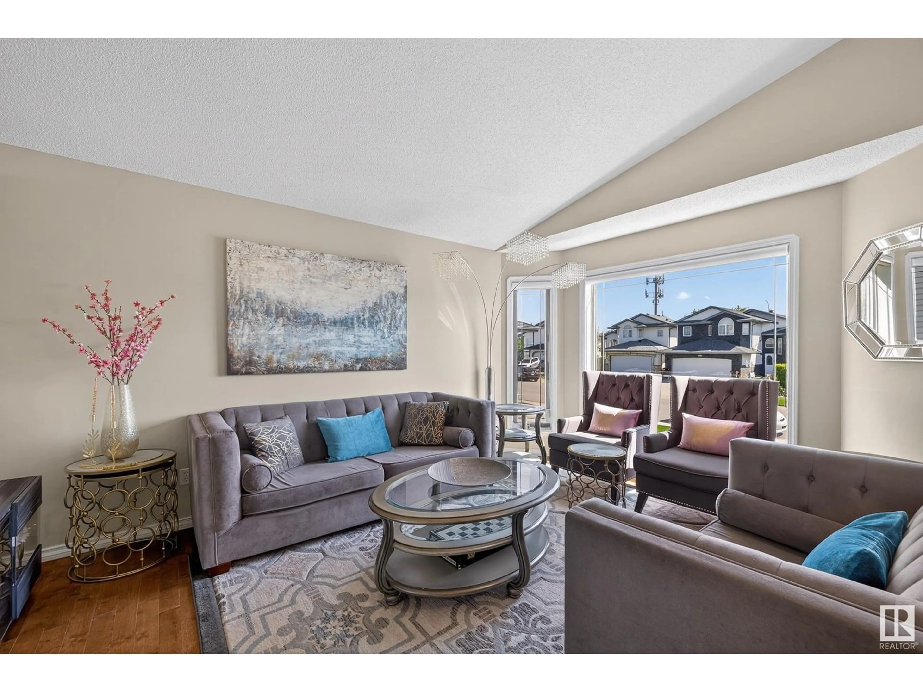 Living room with furniture, unknown for 16532 67 ST, Edmonton Alberta T5Z3P7