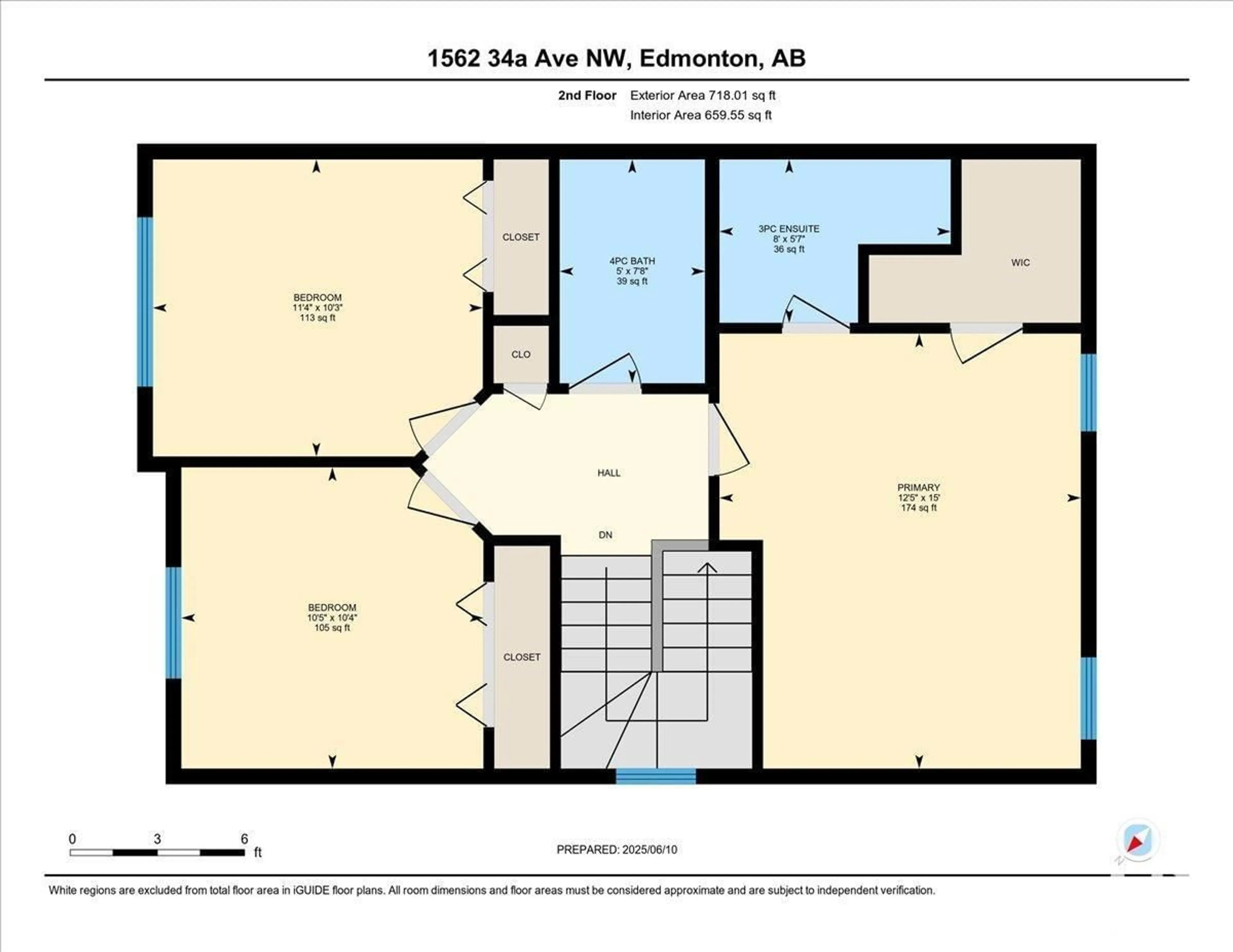 Floor plan for 1562 34A AV, Edmonton Alberta T6T0N1