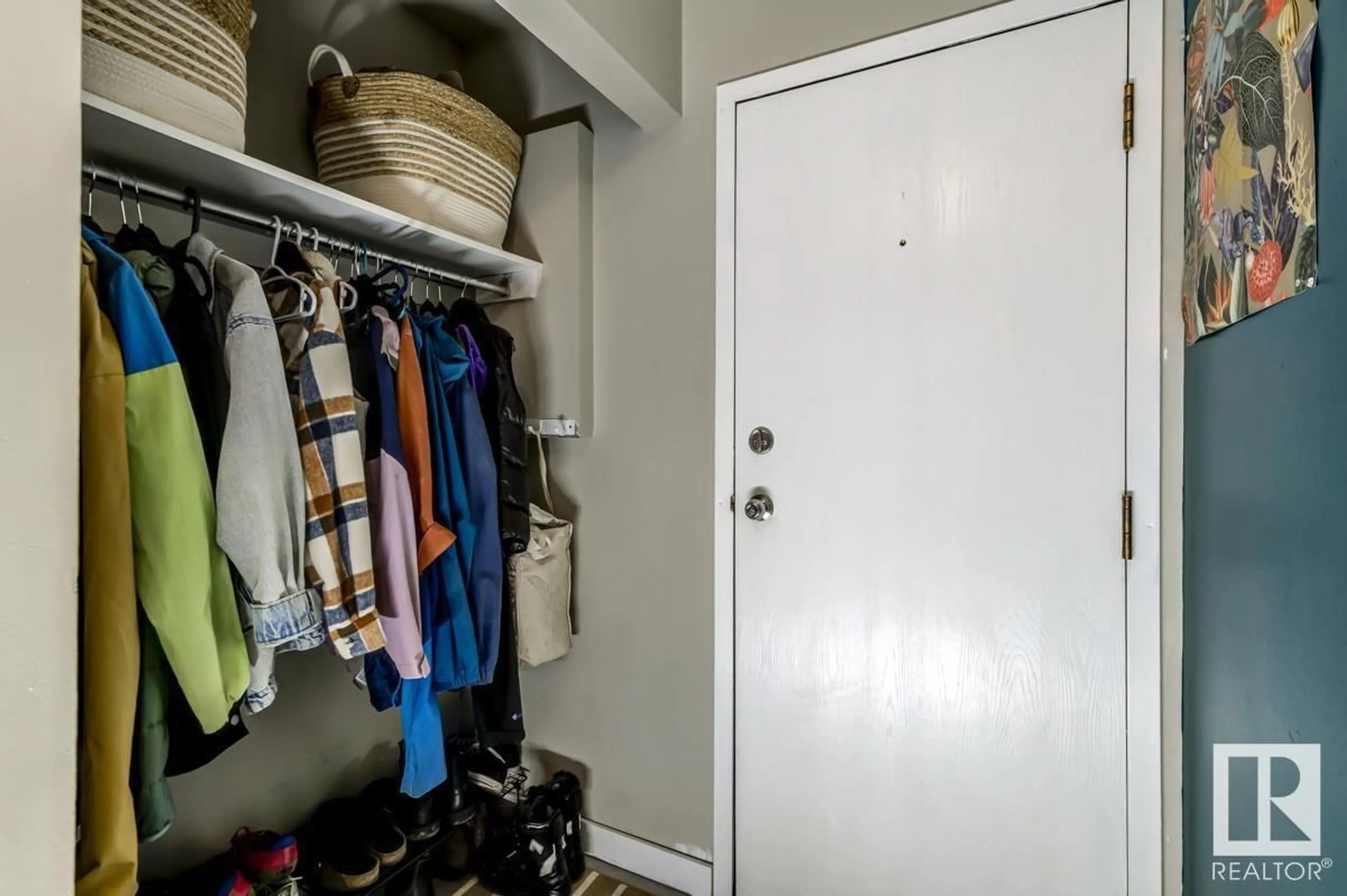 Storage room or clothes room or walk-in closet for 202 - 10432 76 AV, Edmonton Alberta T6E1L1