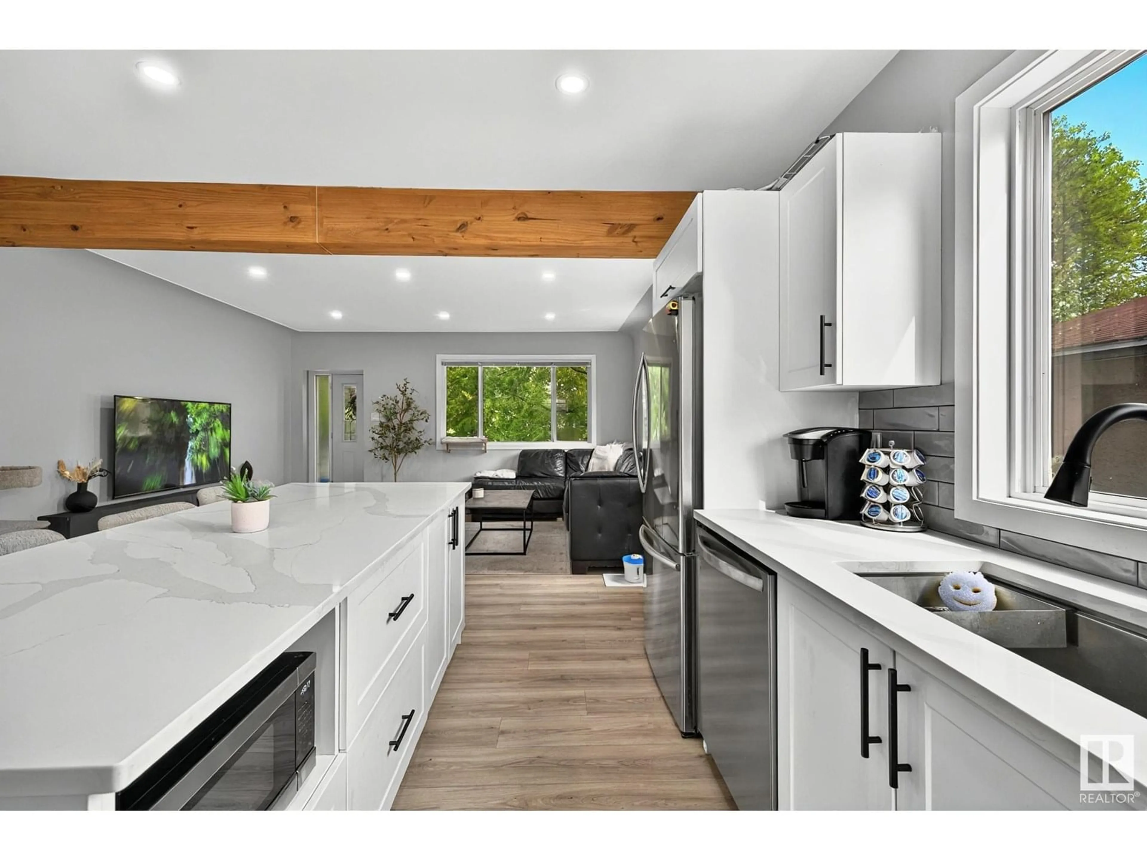 Open concept kitchen, unknown for 12714 126 ST, Edmonton Alberta T5L0X8