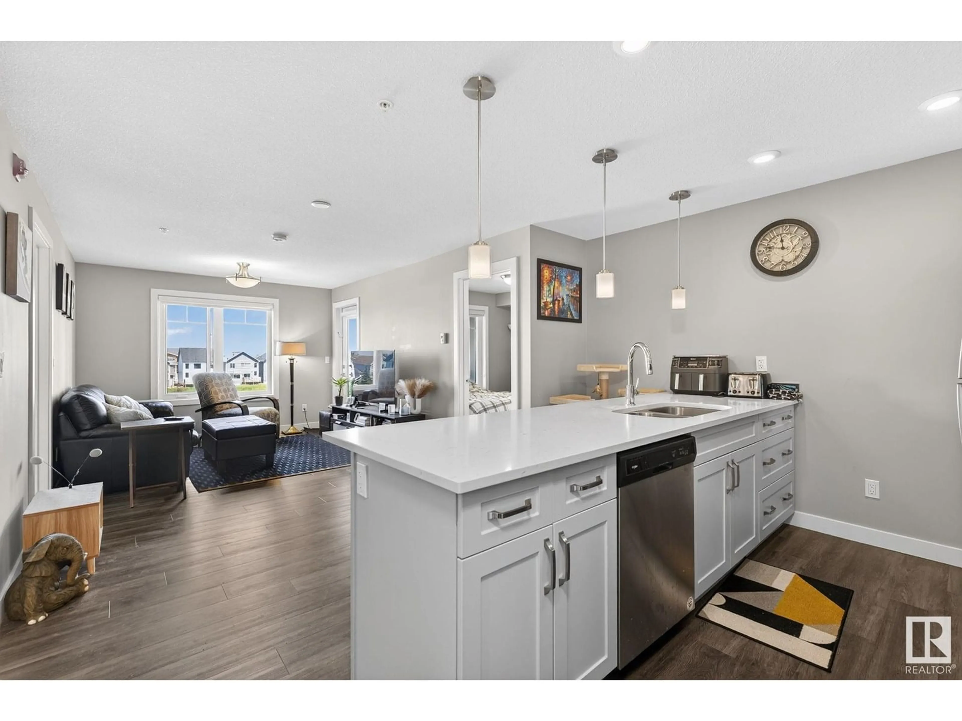 Open concept kitchen, unknown for #306 - 1027 173 ST, Edmonton Alberta T6W2E4