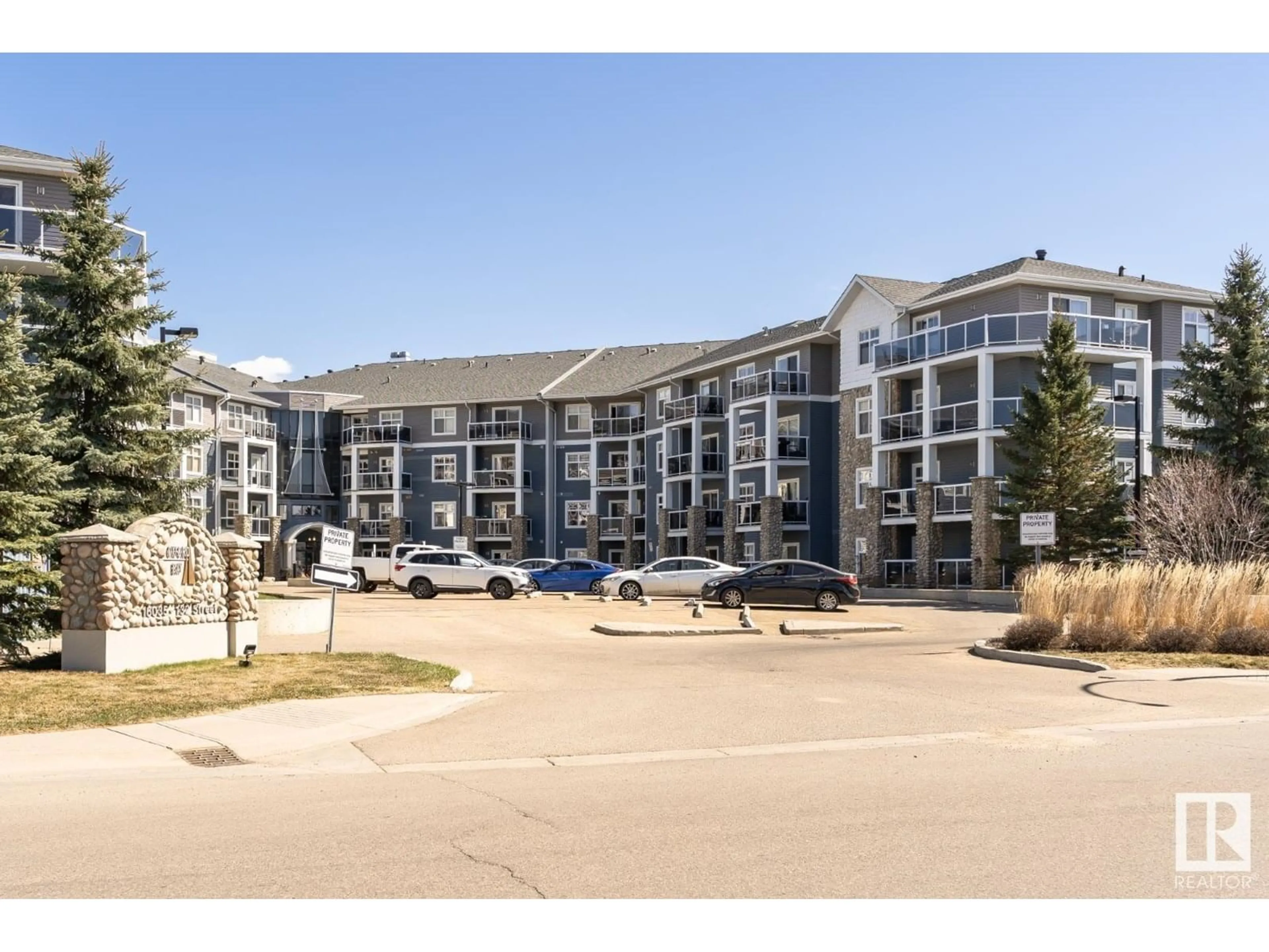 A pic from outside/outdoor area/front of a property/back of a property/a pic from drone, unknown for #113 - 16035 132 ST, Edmonton Alberta T6V0B4